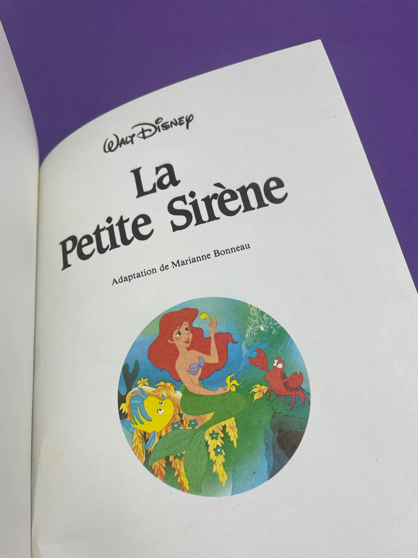 Livre La petite sirène 1990