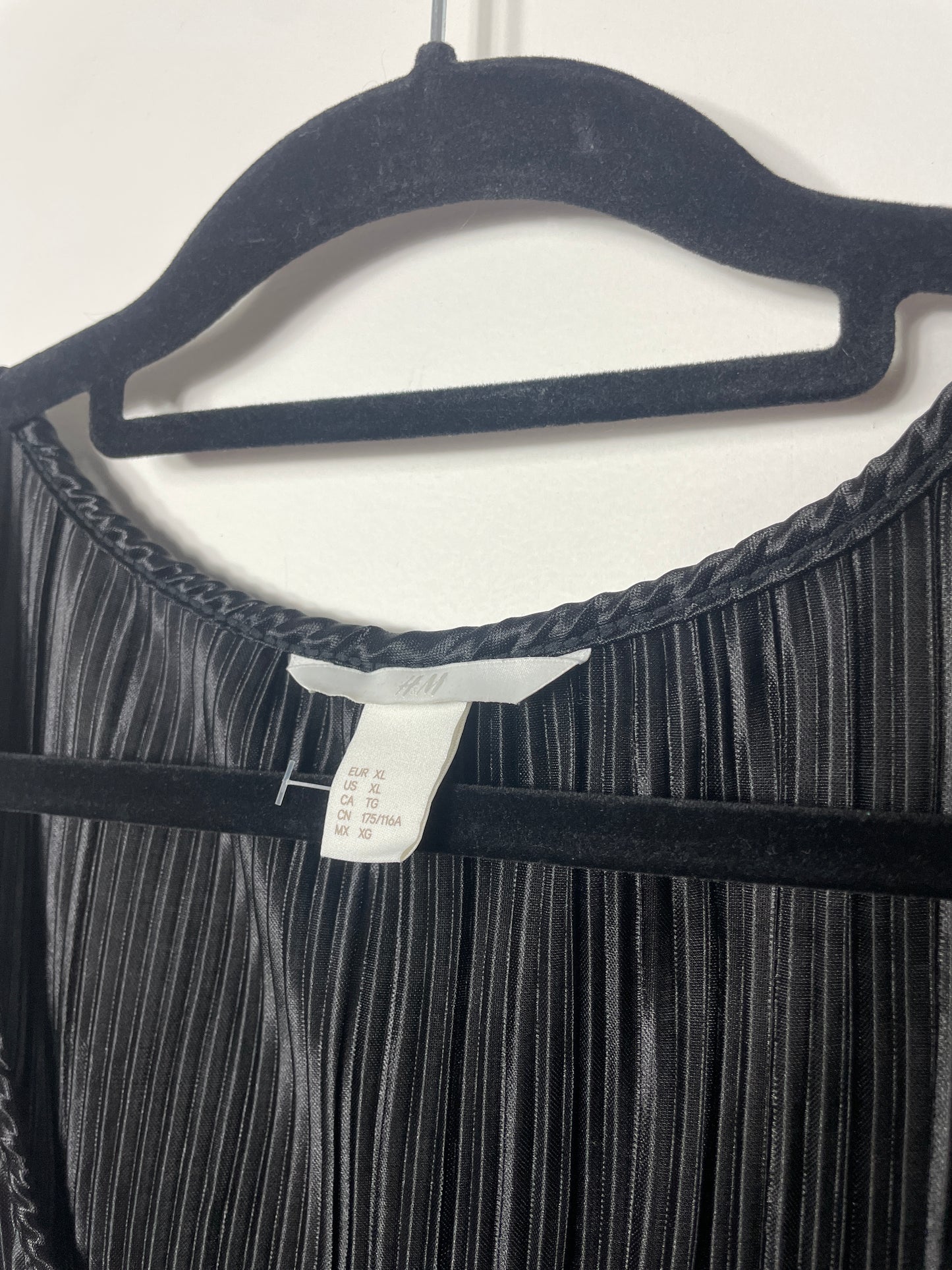 Robe plissée XL