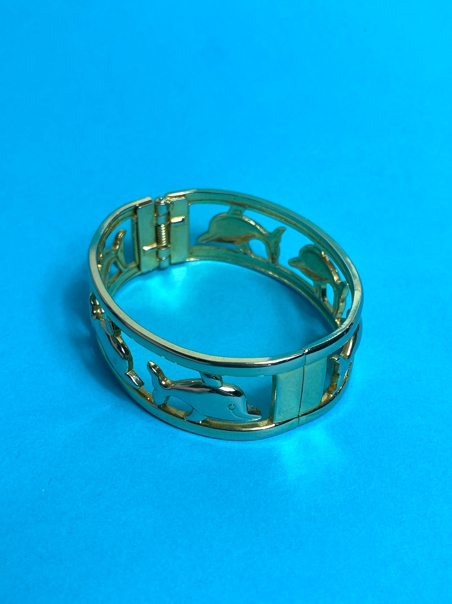 Bracelet dauphins doré