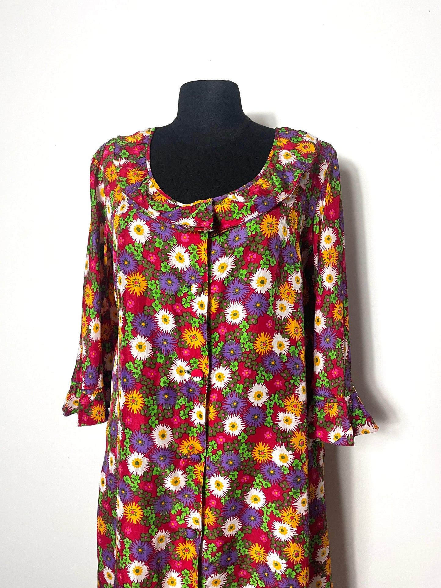 Robe 70's cousue main