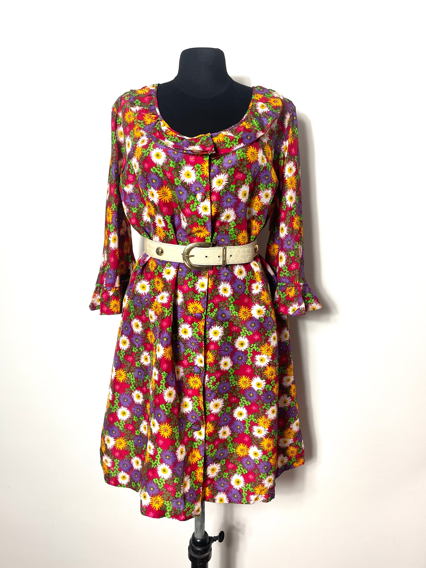 Robe 70's cousue main
