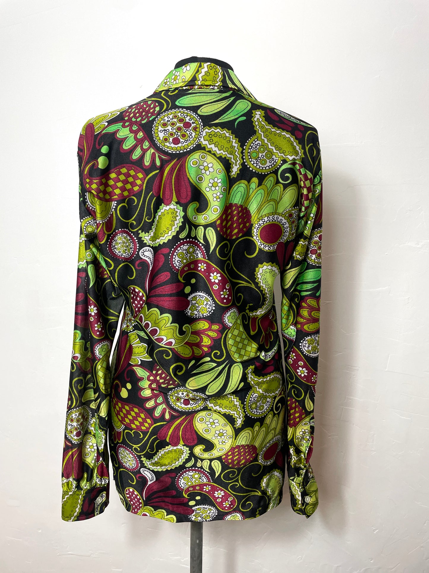 Blouse 70s imprimée