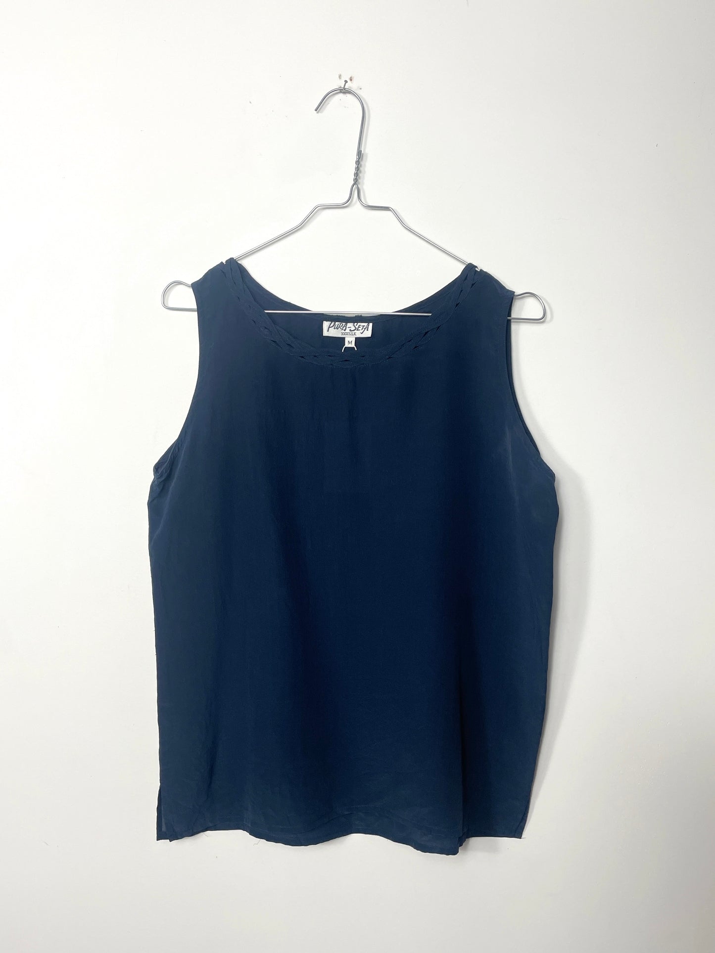 Débardeur vintage soie