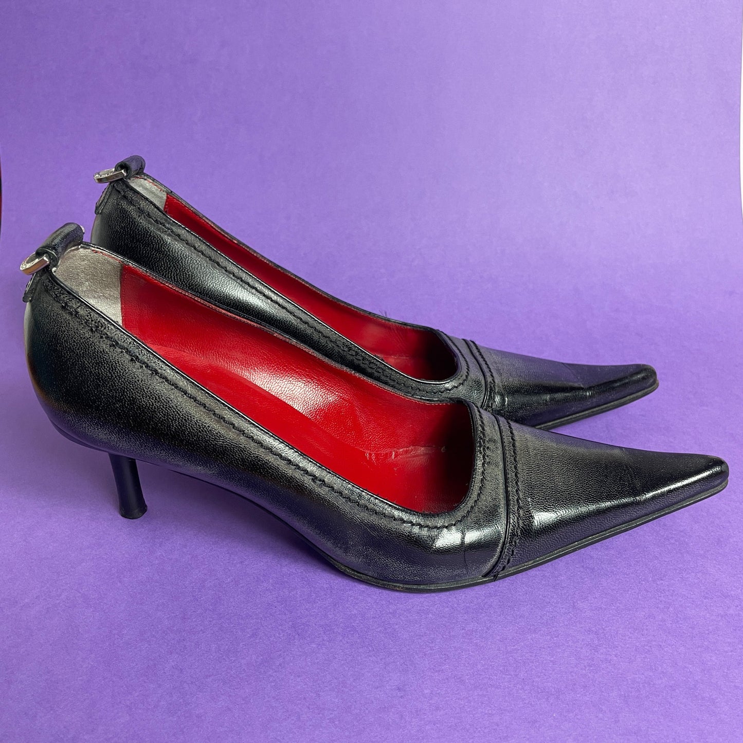 Escarpins y2k en cuir