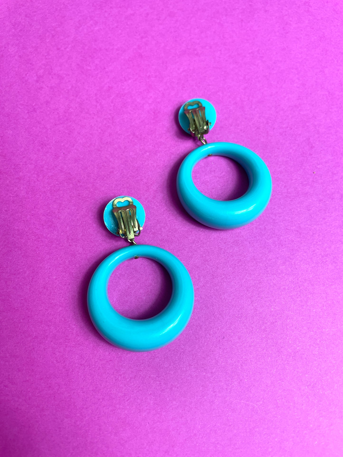 Clips turquoise 60's