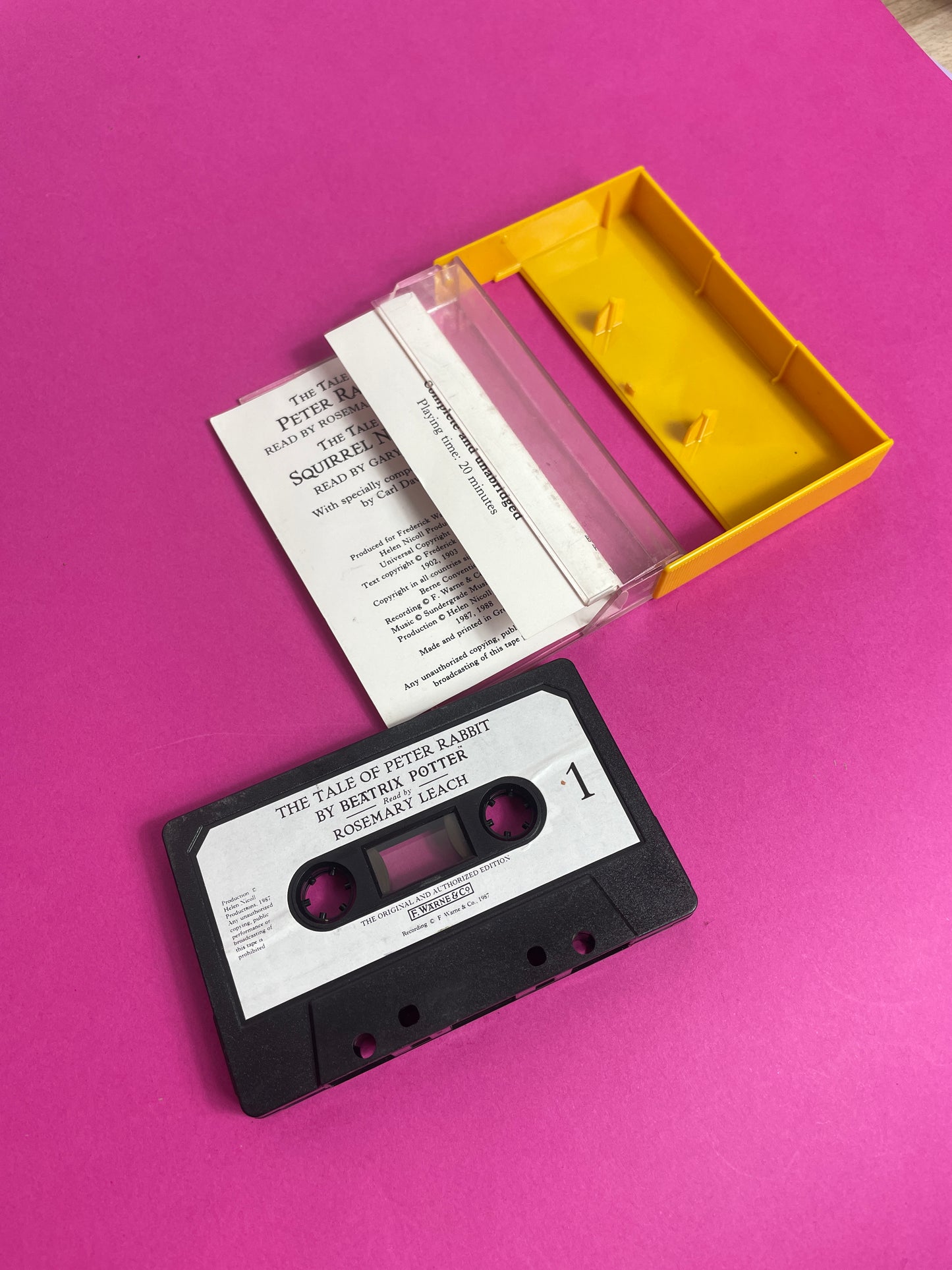 Cassette Beatrix Potter 1987