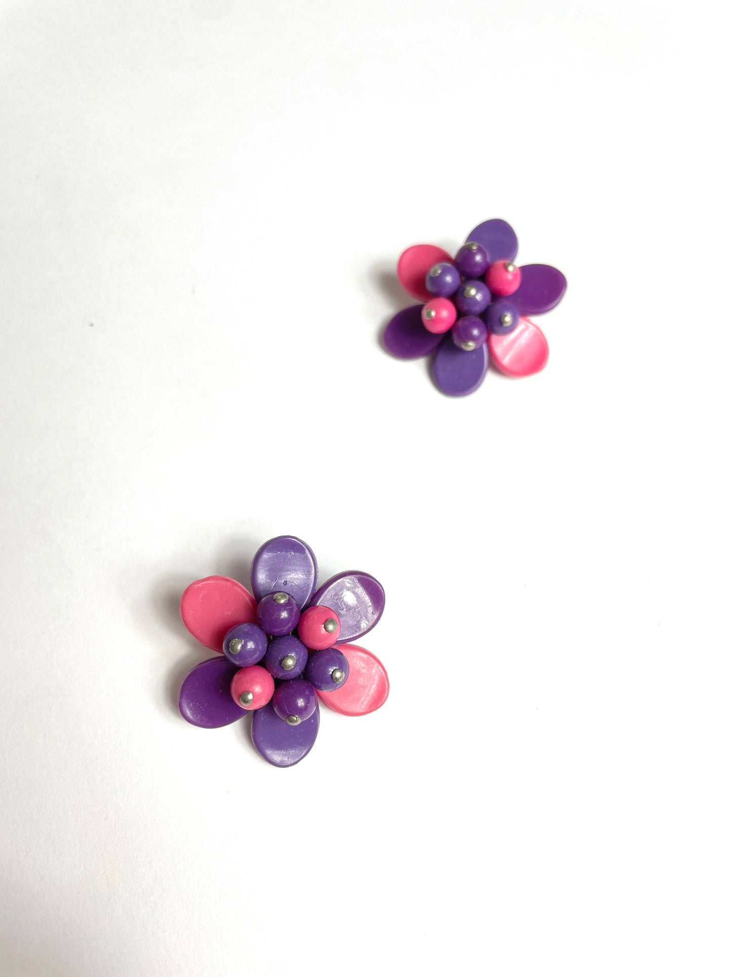 Clips fleurs 60's