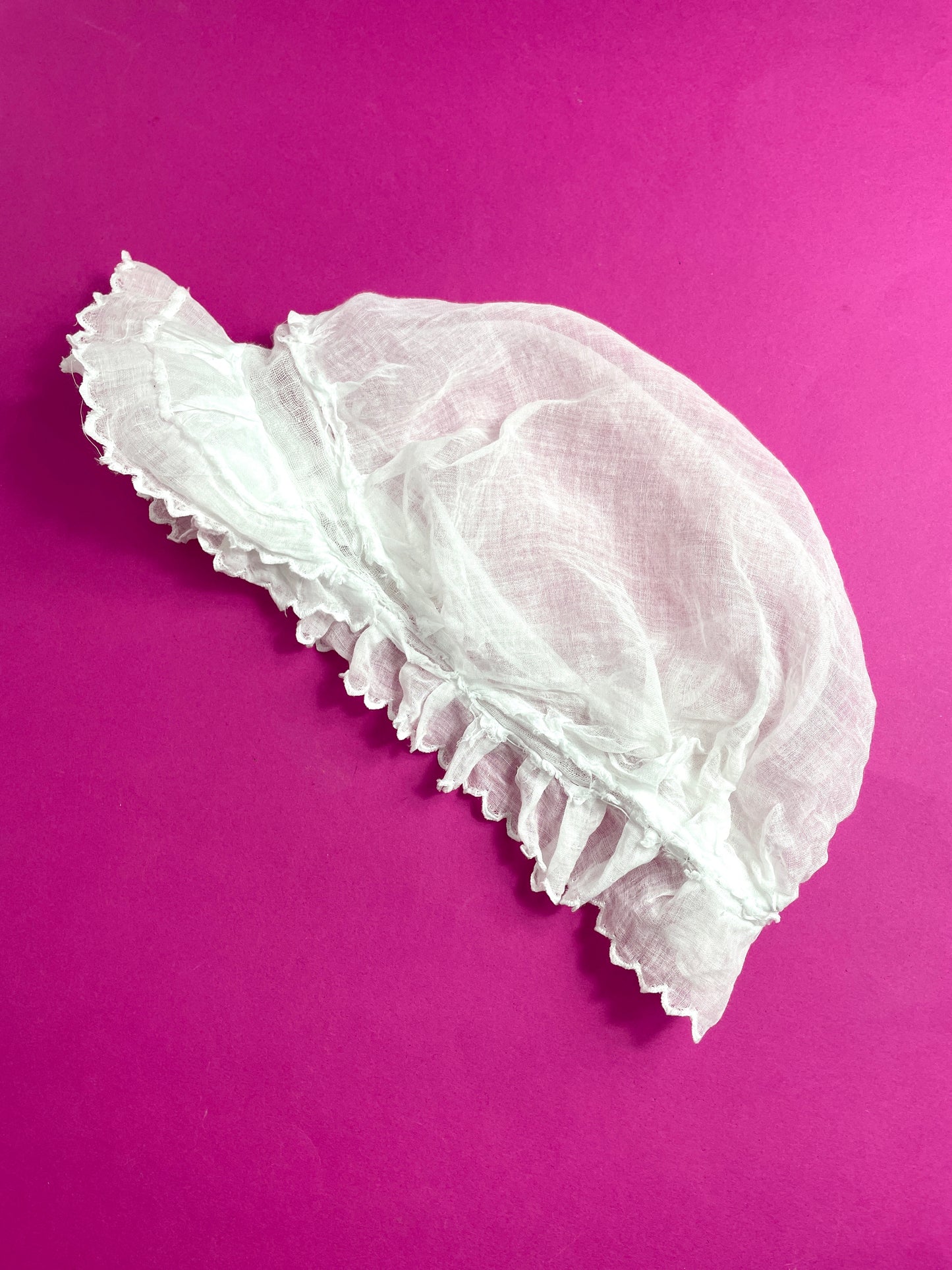 Bonnet ancien en coton