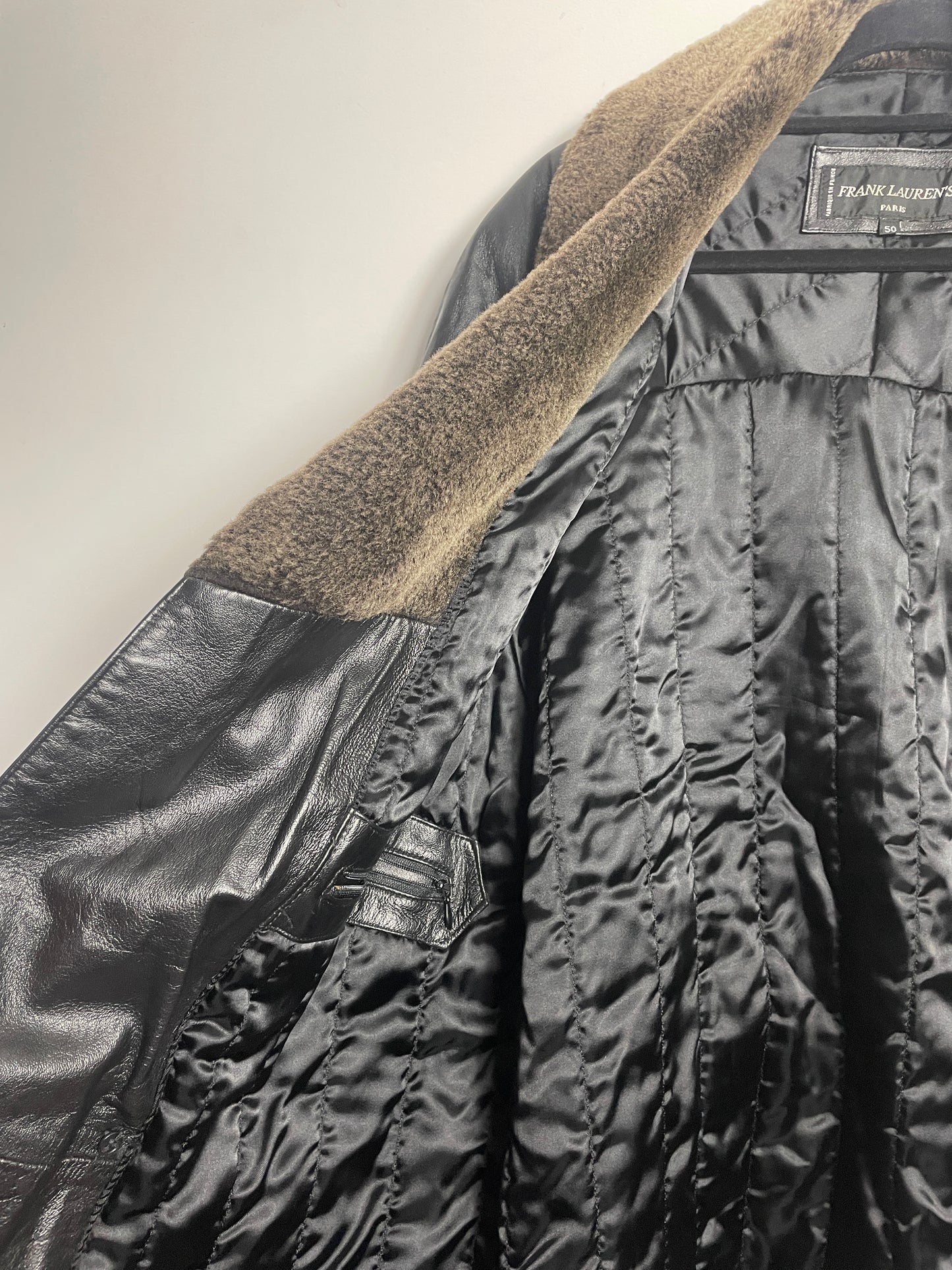 Manteau en cuir L/XL