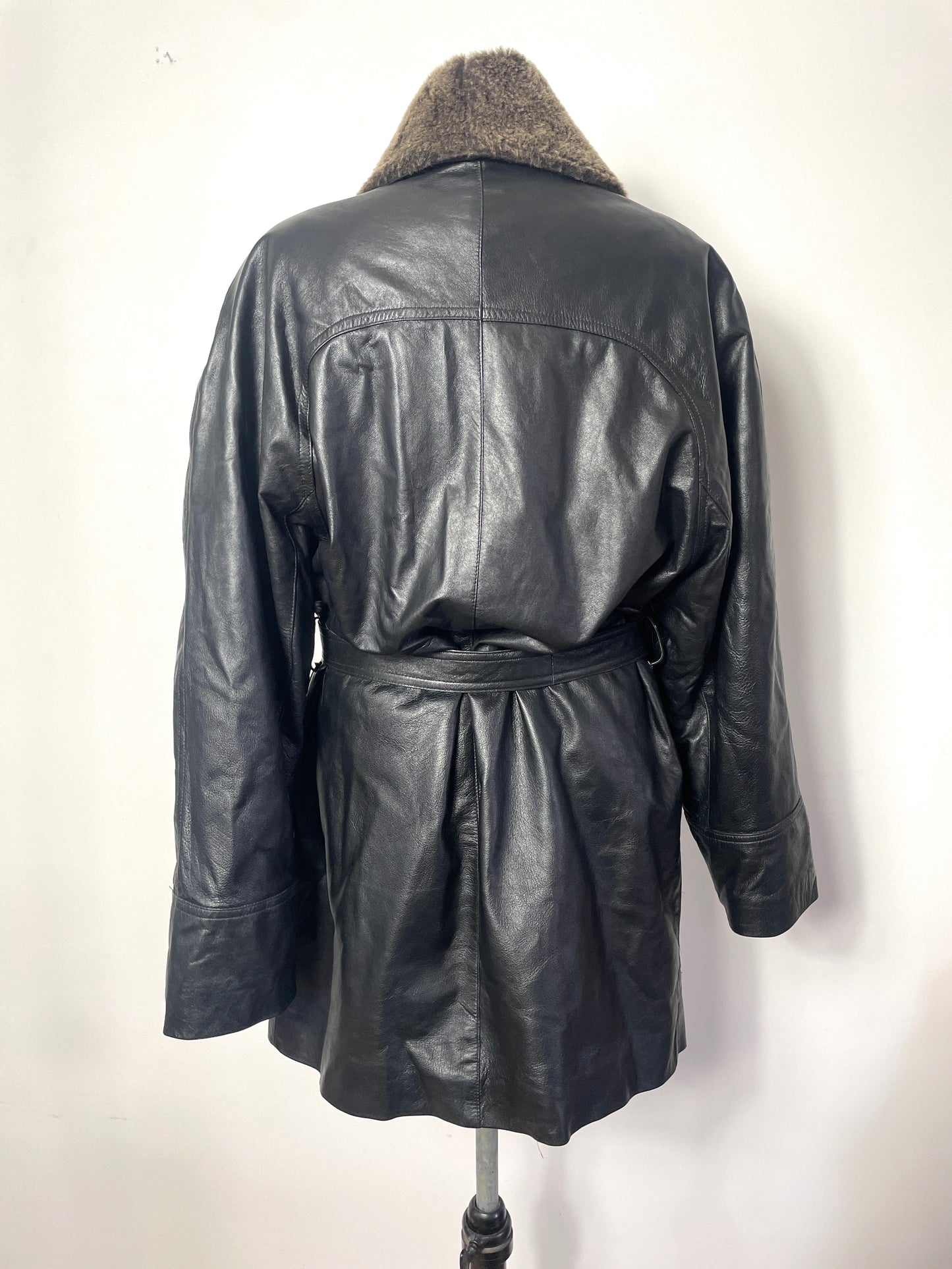 Manteau en cuir L/XL