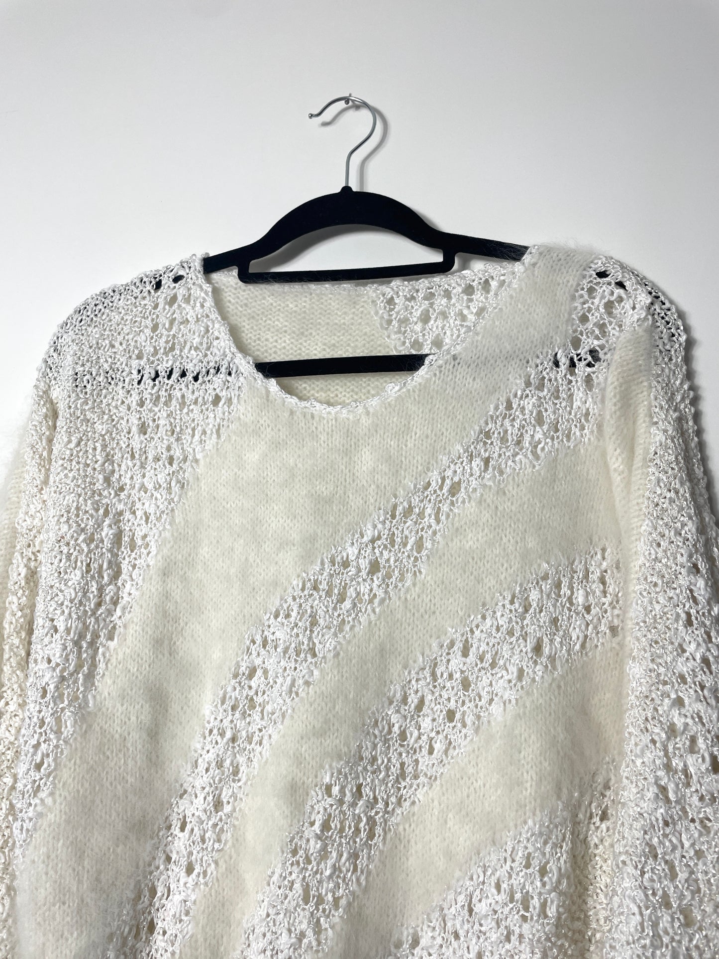 Pull vintage en mohair