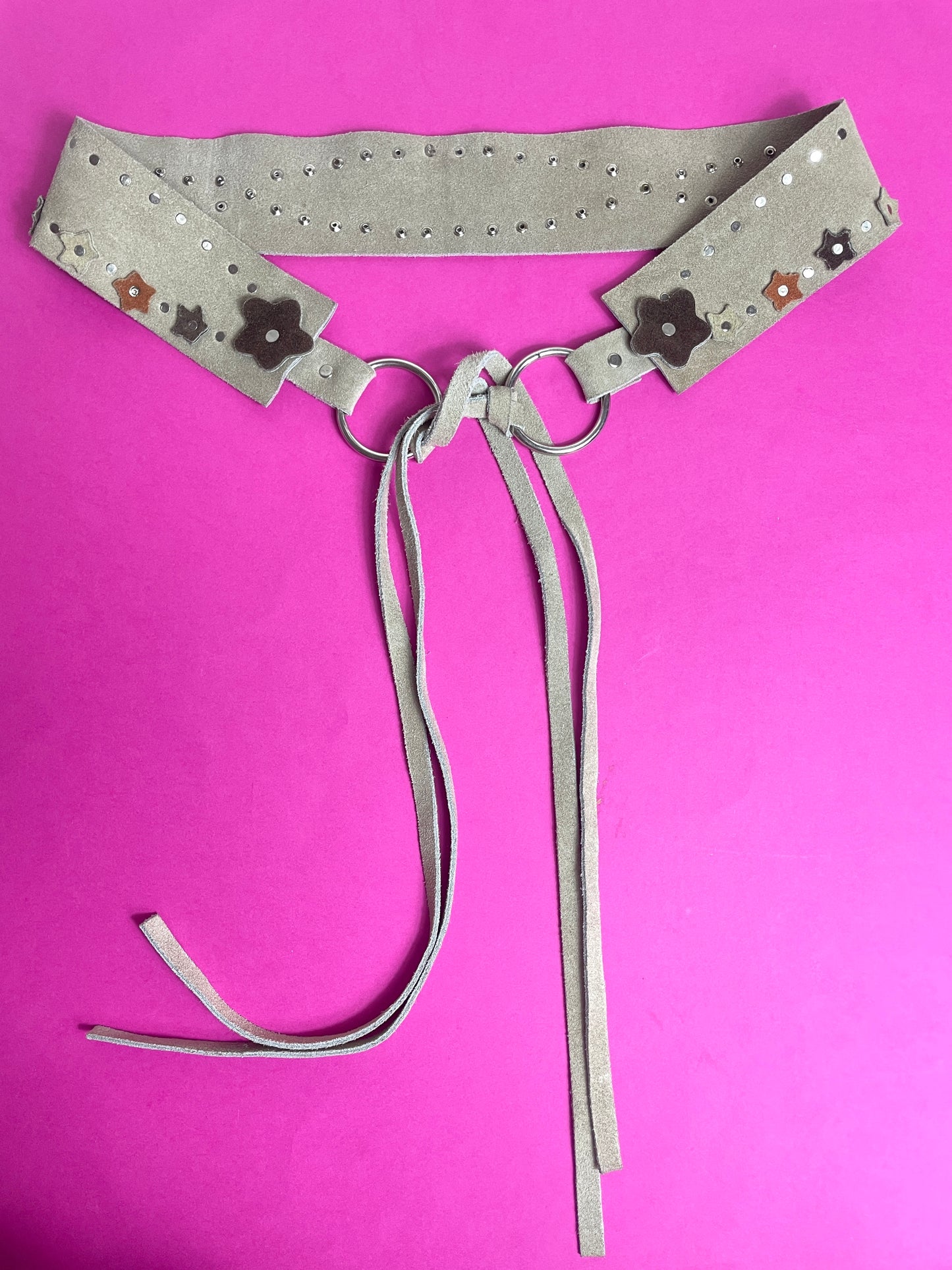 Ceinture y2k en daim