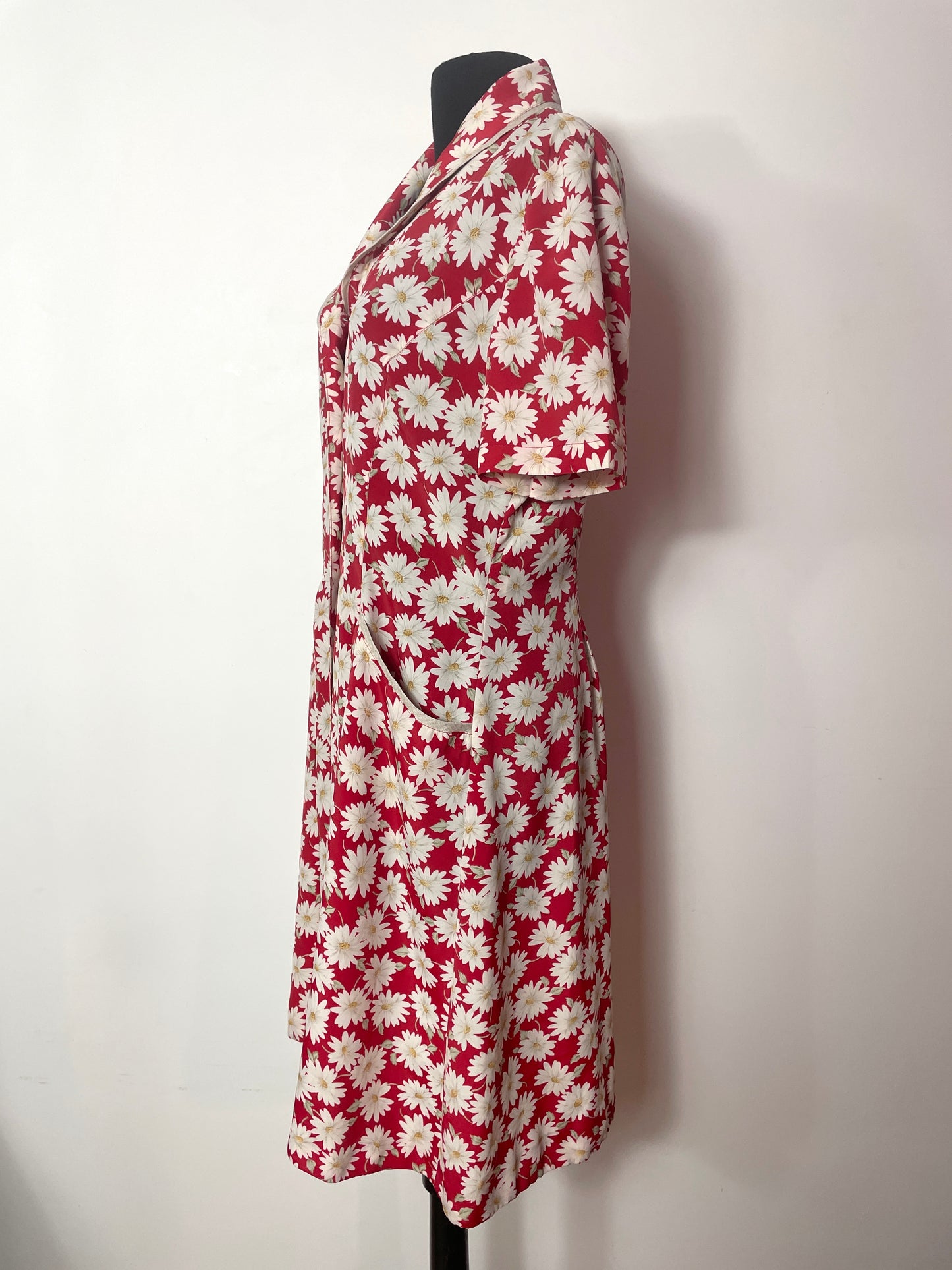 Robe 80s à fleurs