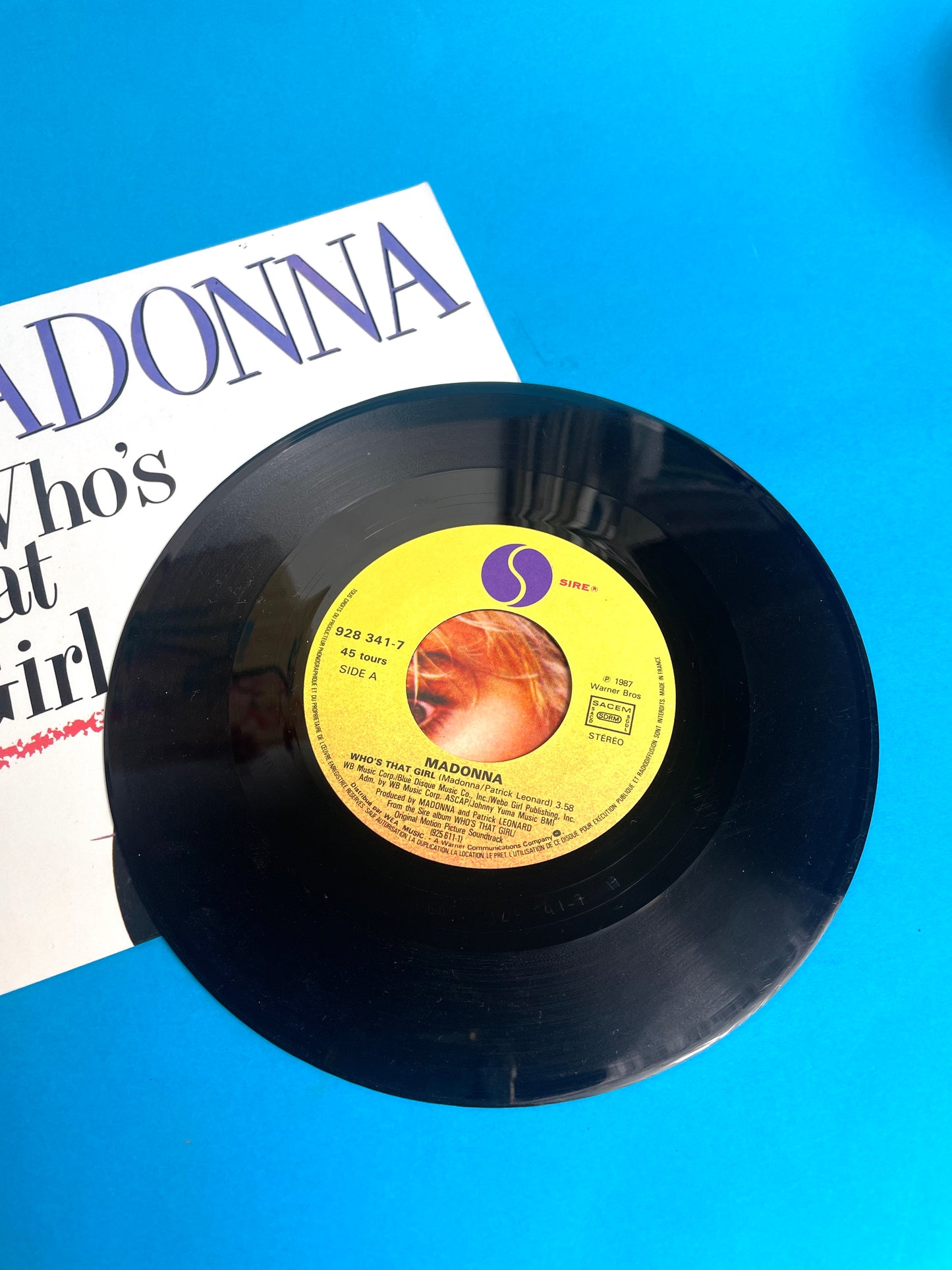 45 tours Madonna 1987