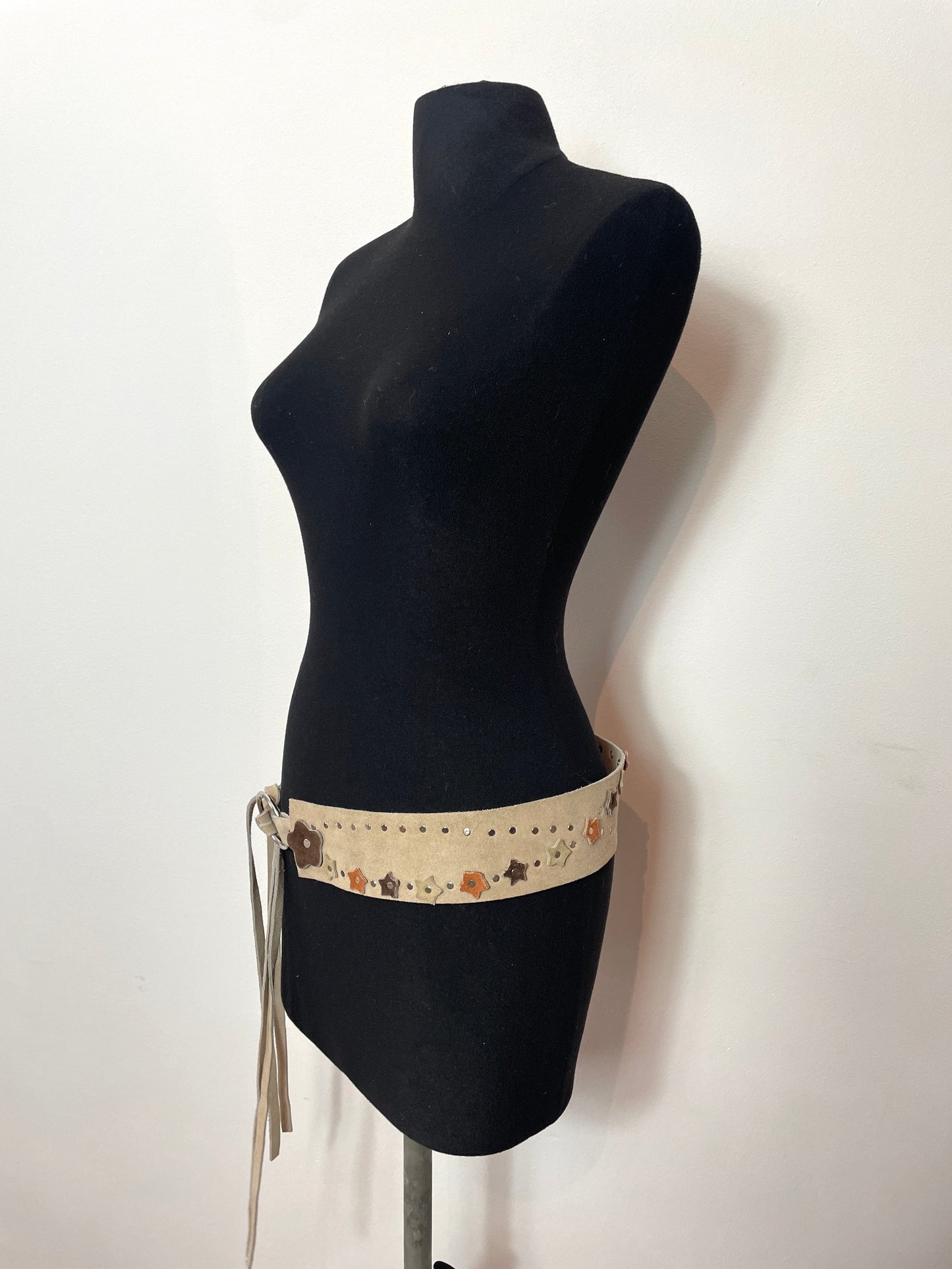 Ceinture y2k en daim