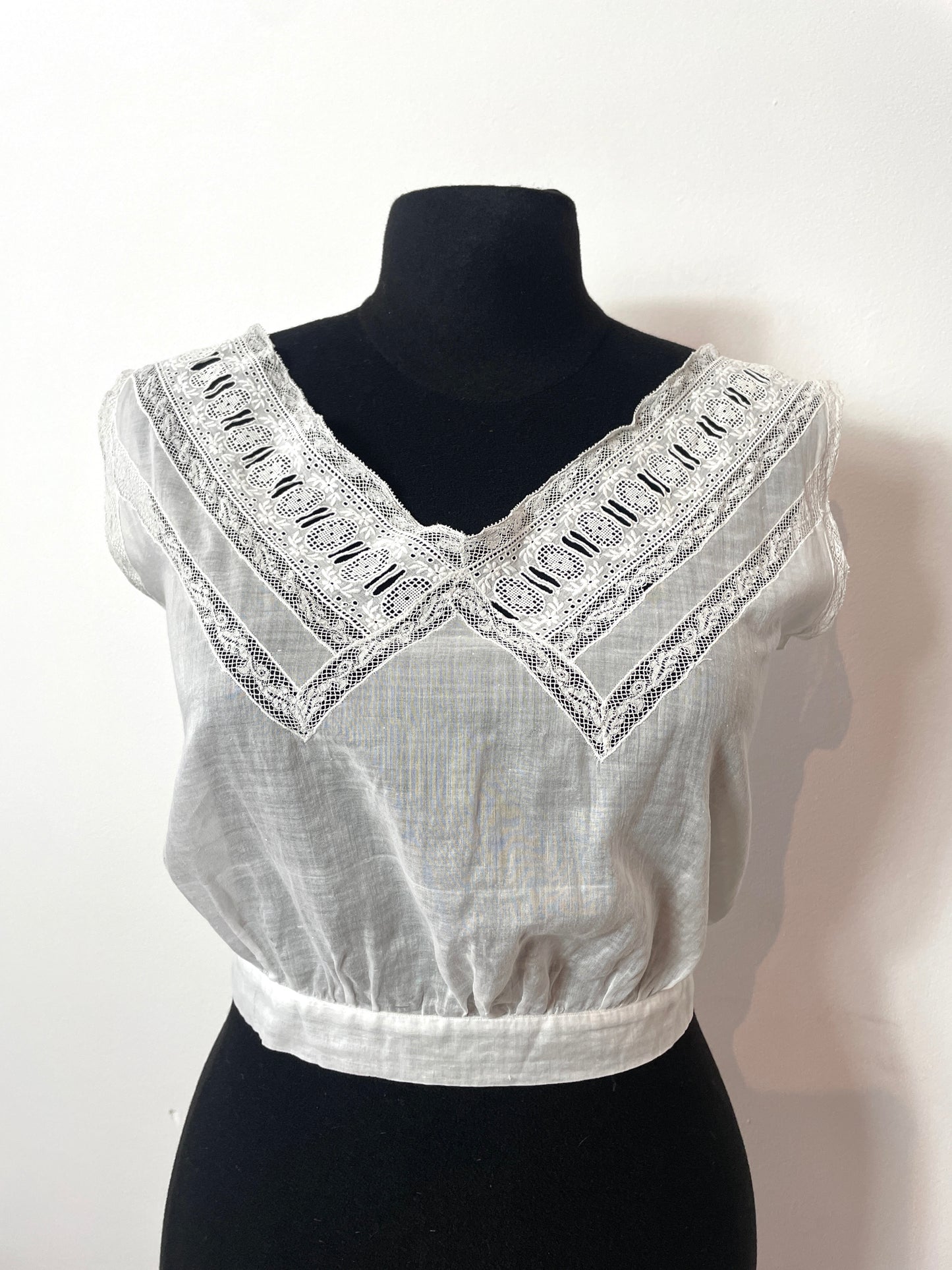 Bustier coton début XXème