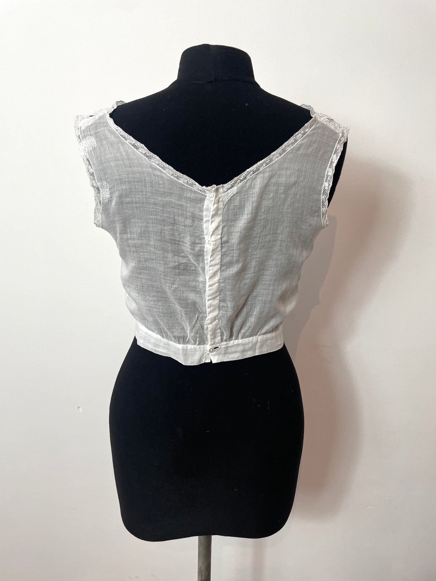 Bustier coton début XXème