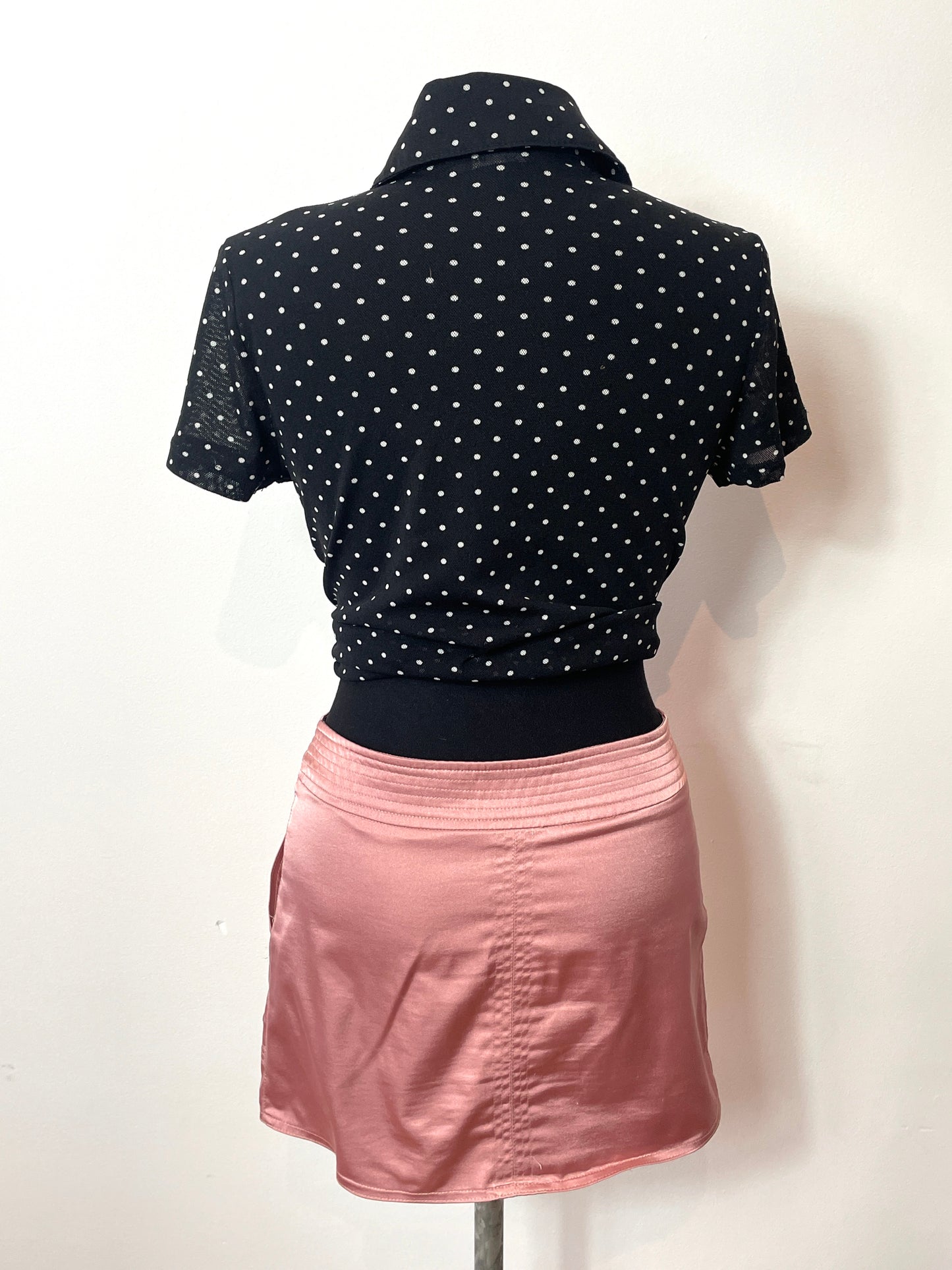 Mini jupe y2k en satin