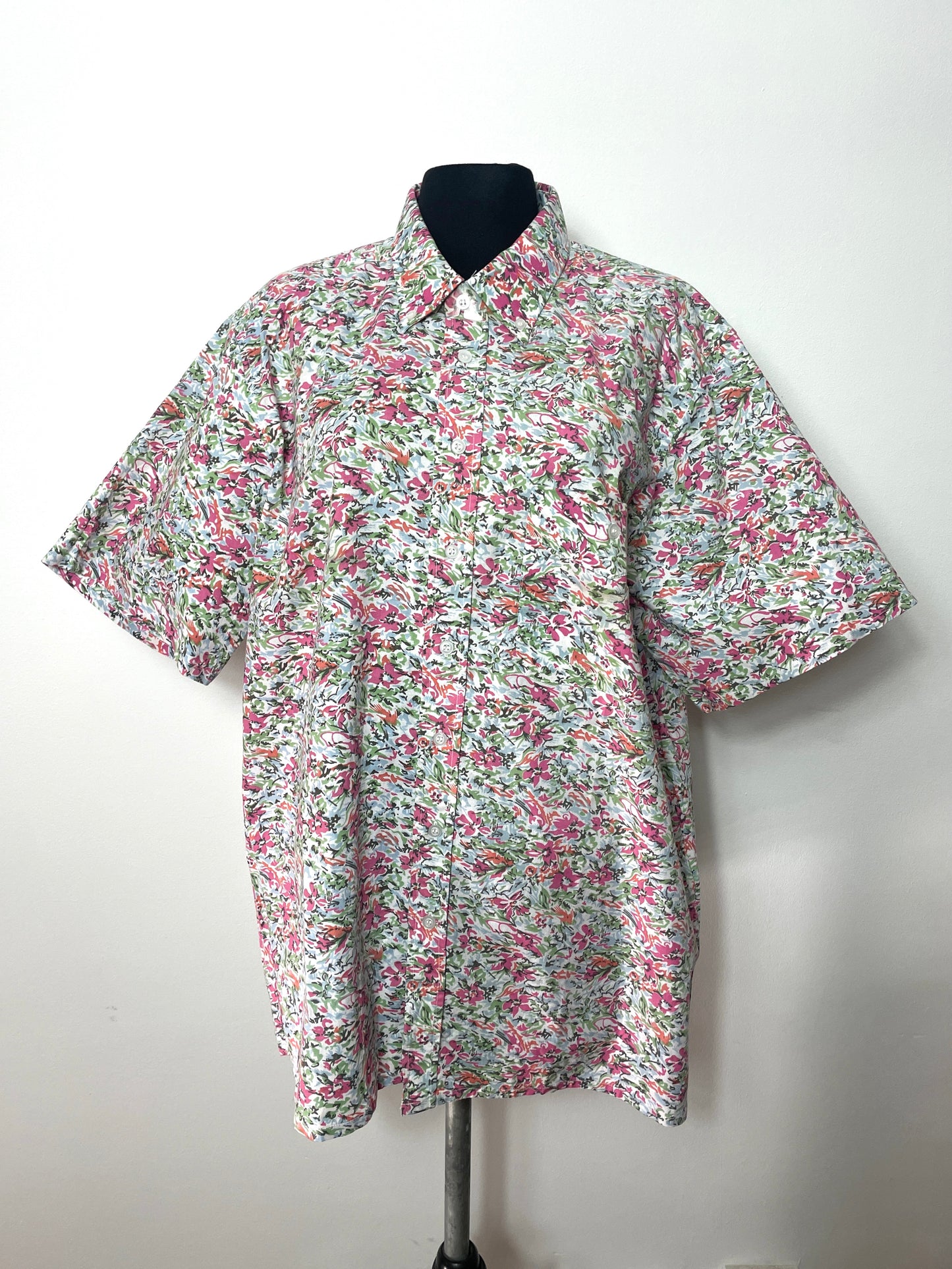 Chemise deadstock à fleurs