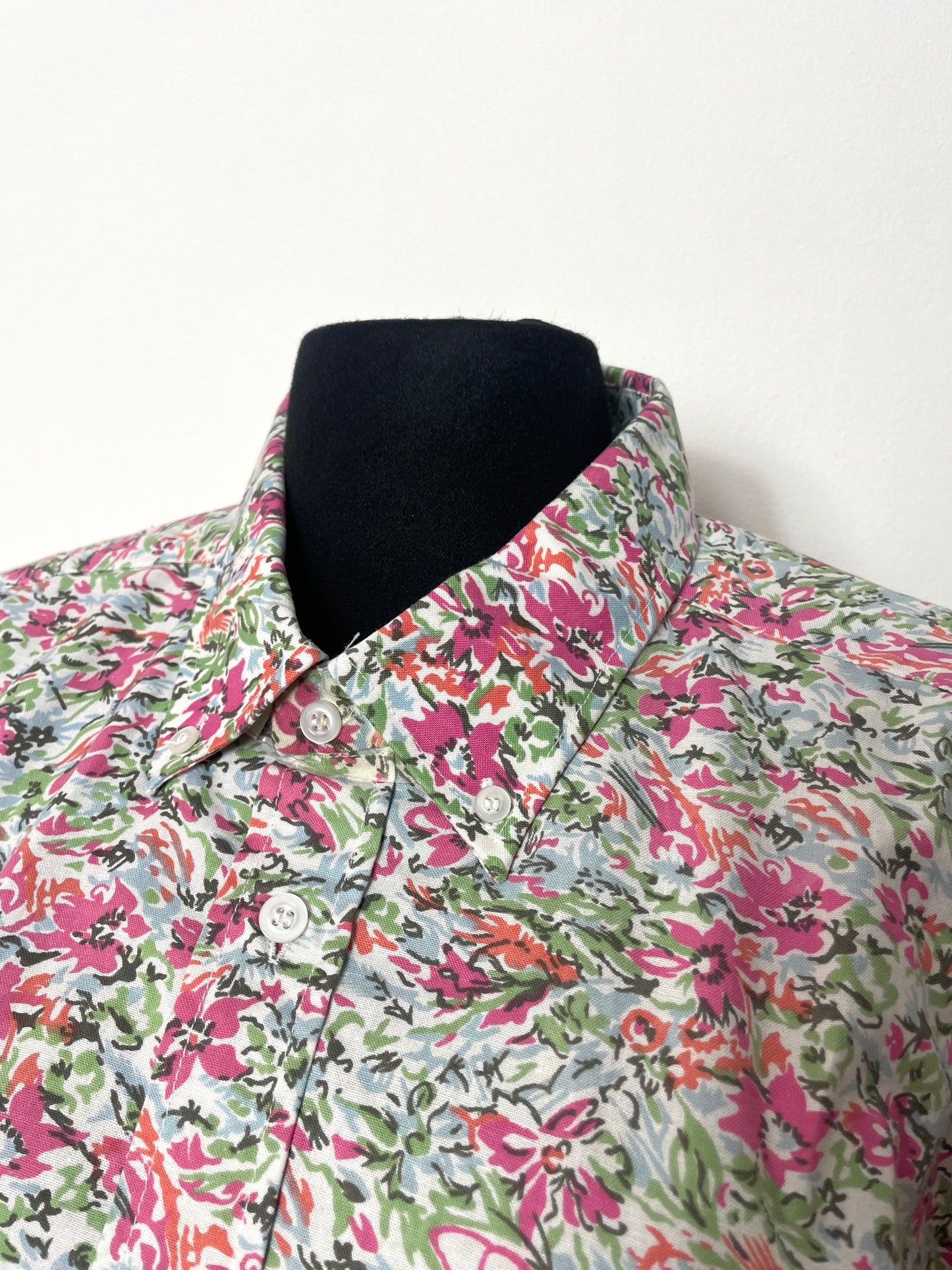 Chemise deadstock à fleurs