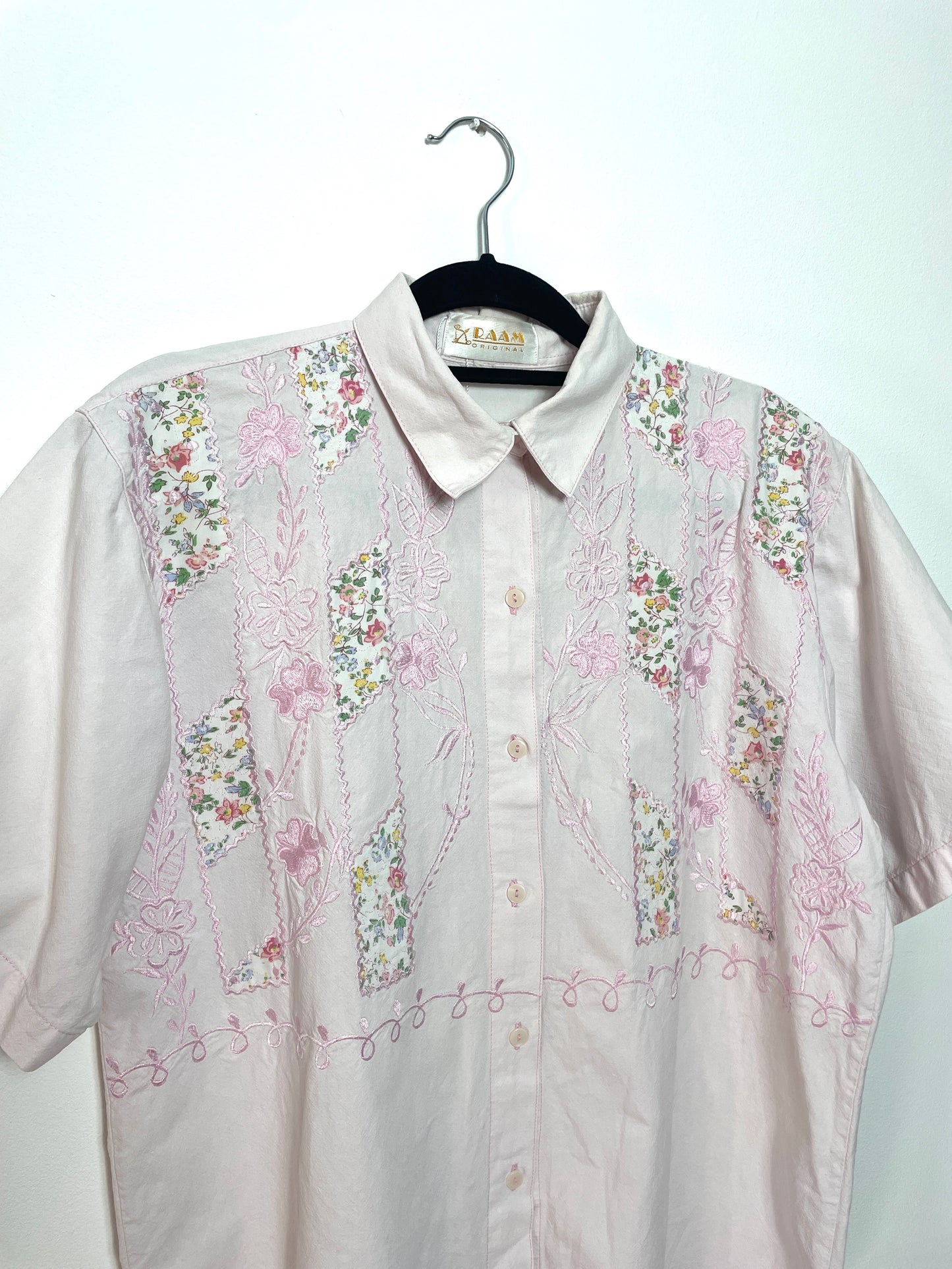 Chemise vintage rose
