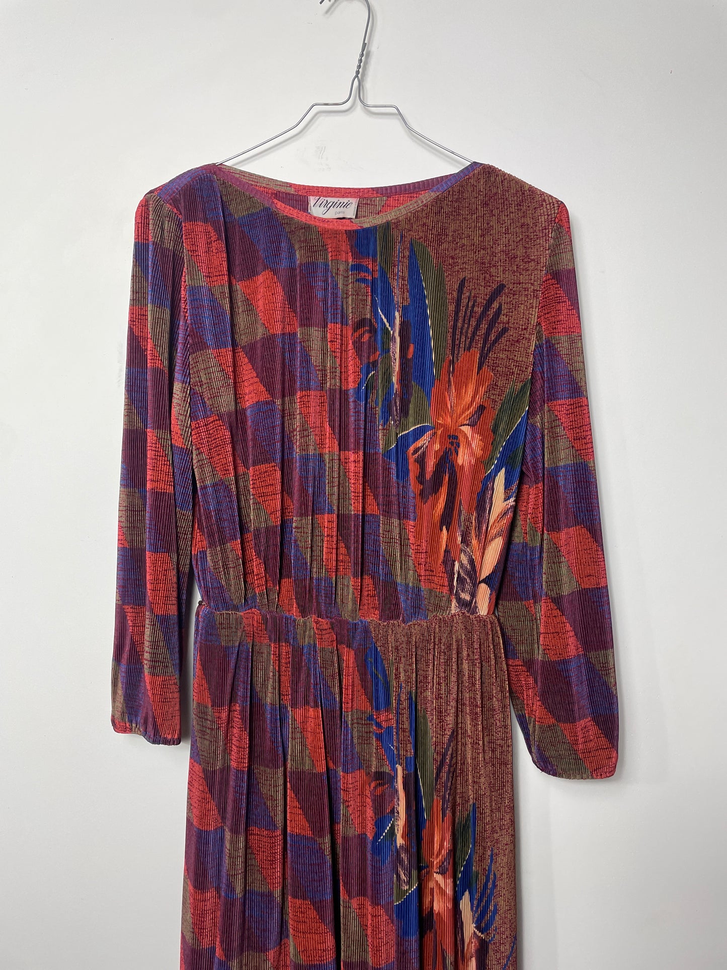 Robe vintage plissée