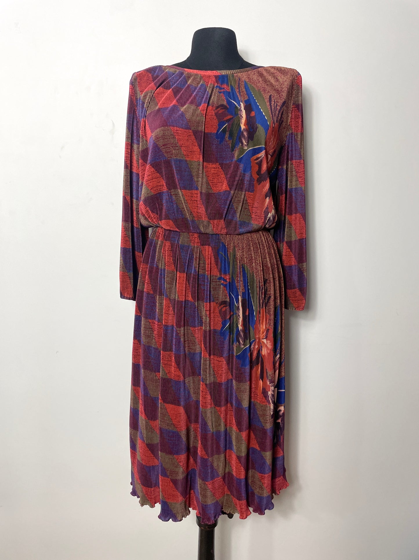 Robe vintage plissée