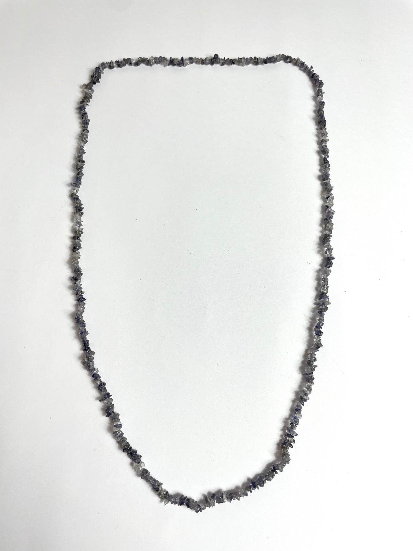 Sautoir 90s pierres bleues