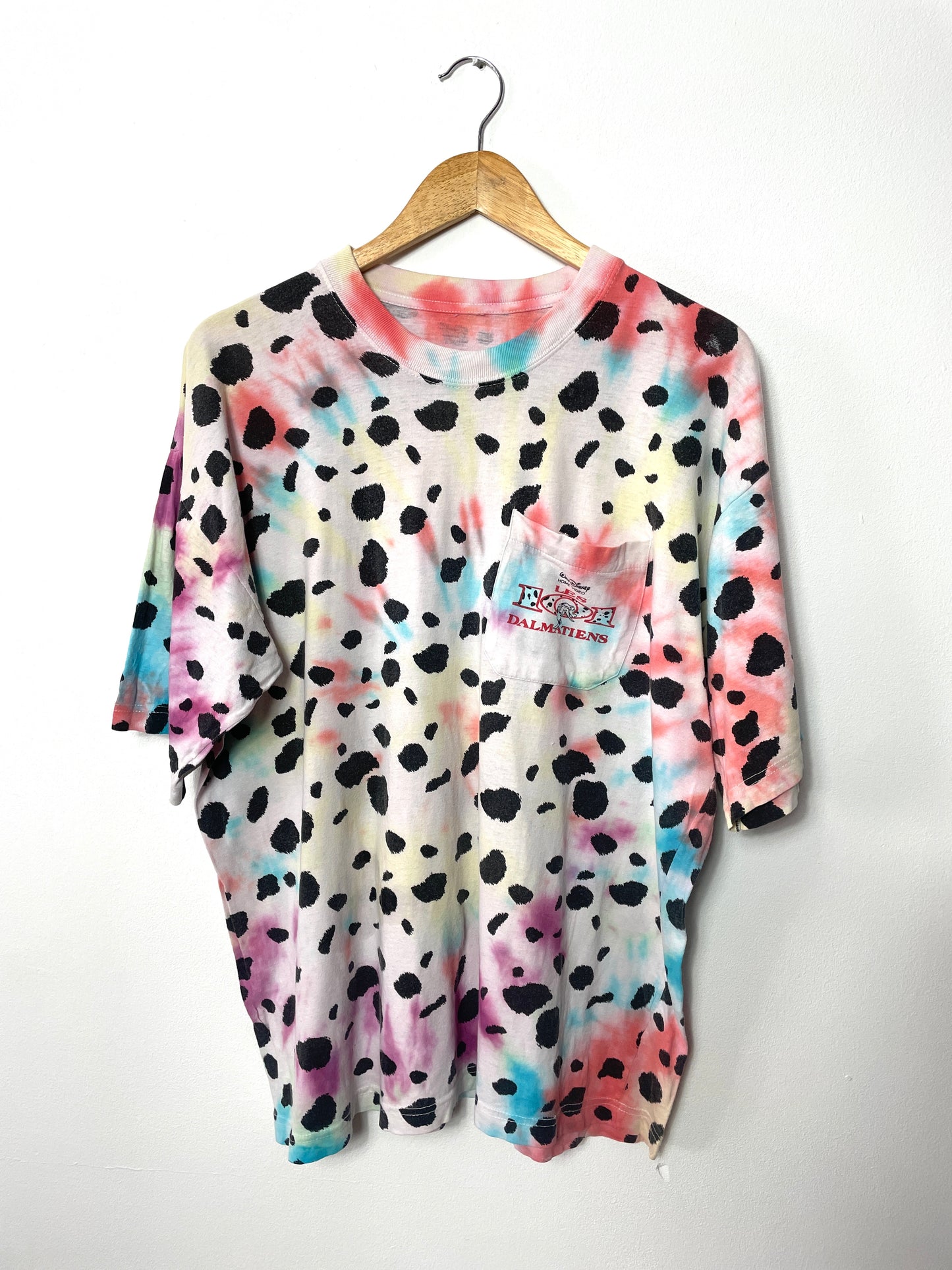 T-shirt vintage 101 dalmatiens tie & dye