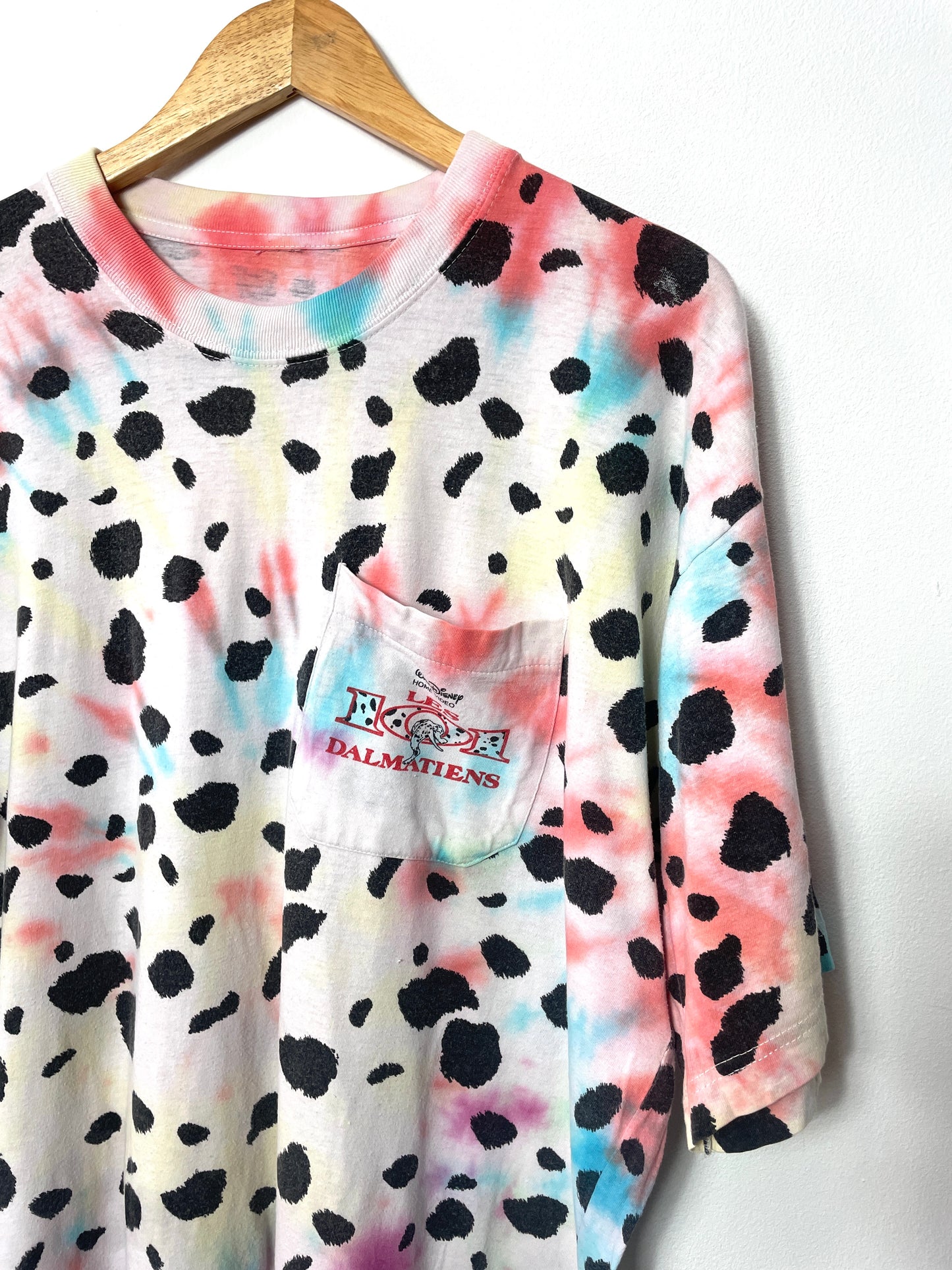 T-shirt vintage 101 dalmatiens tie & dye
