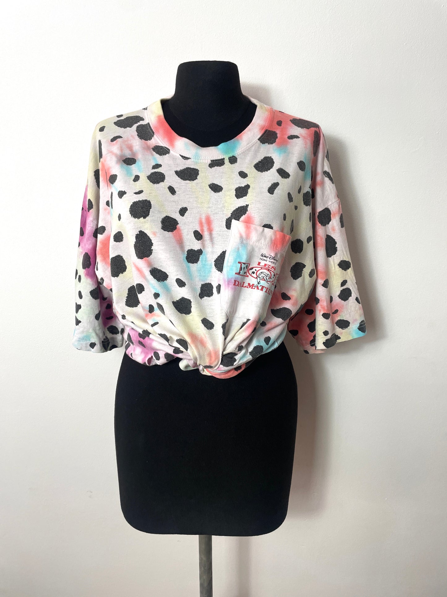 T-shirt vintage 101 dalmatiens tie & dye