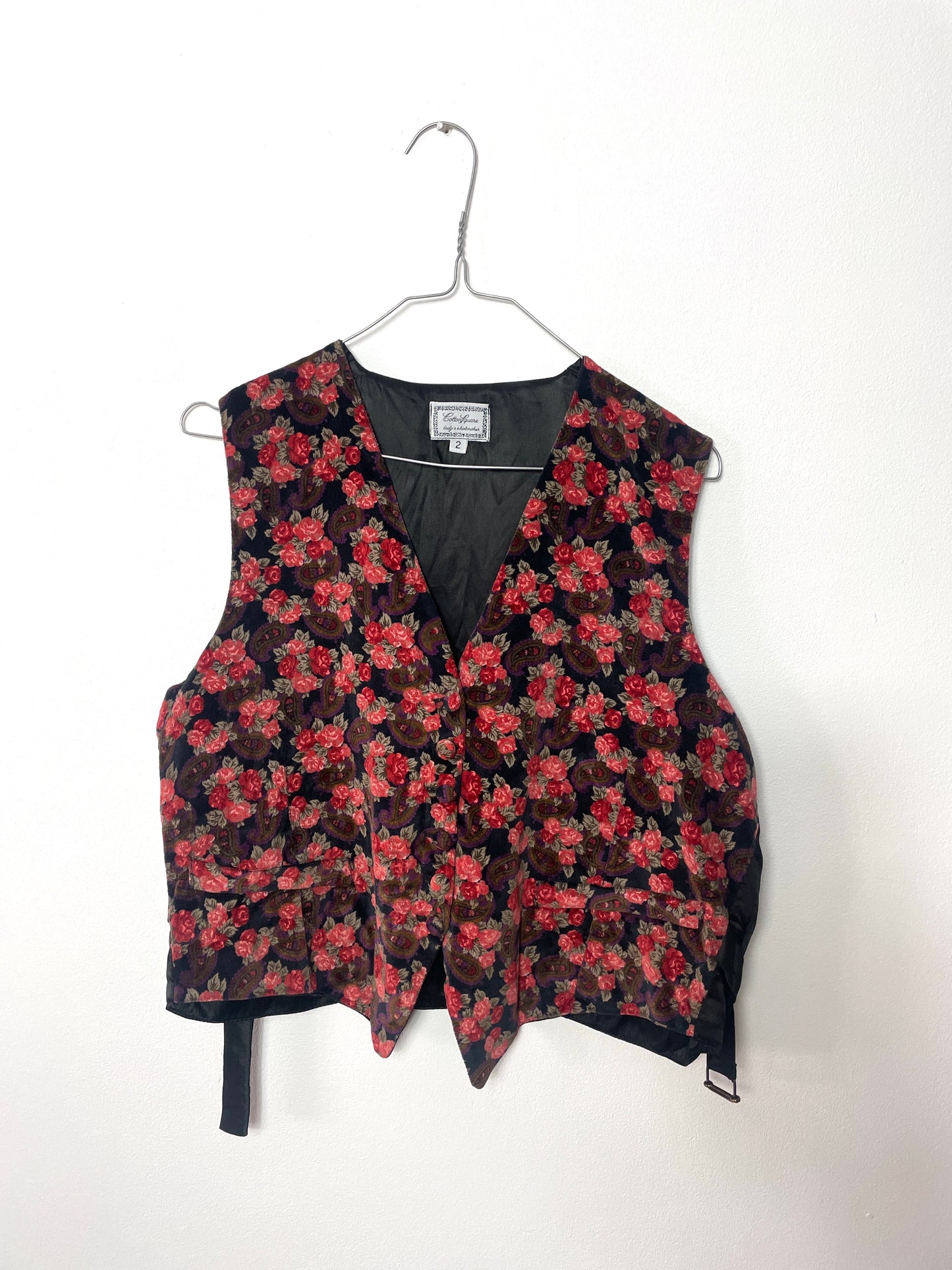 Gilet 90s en velours