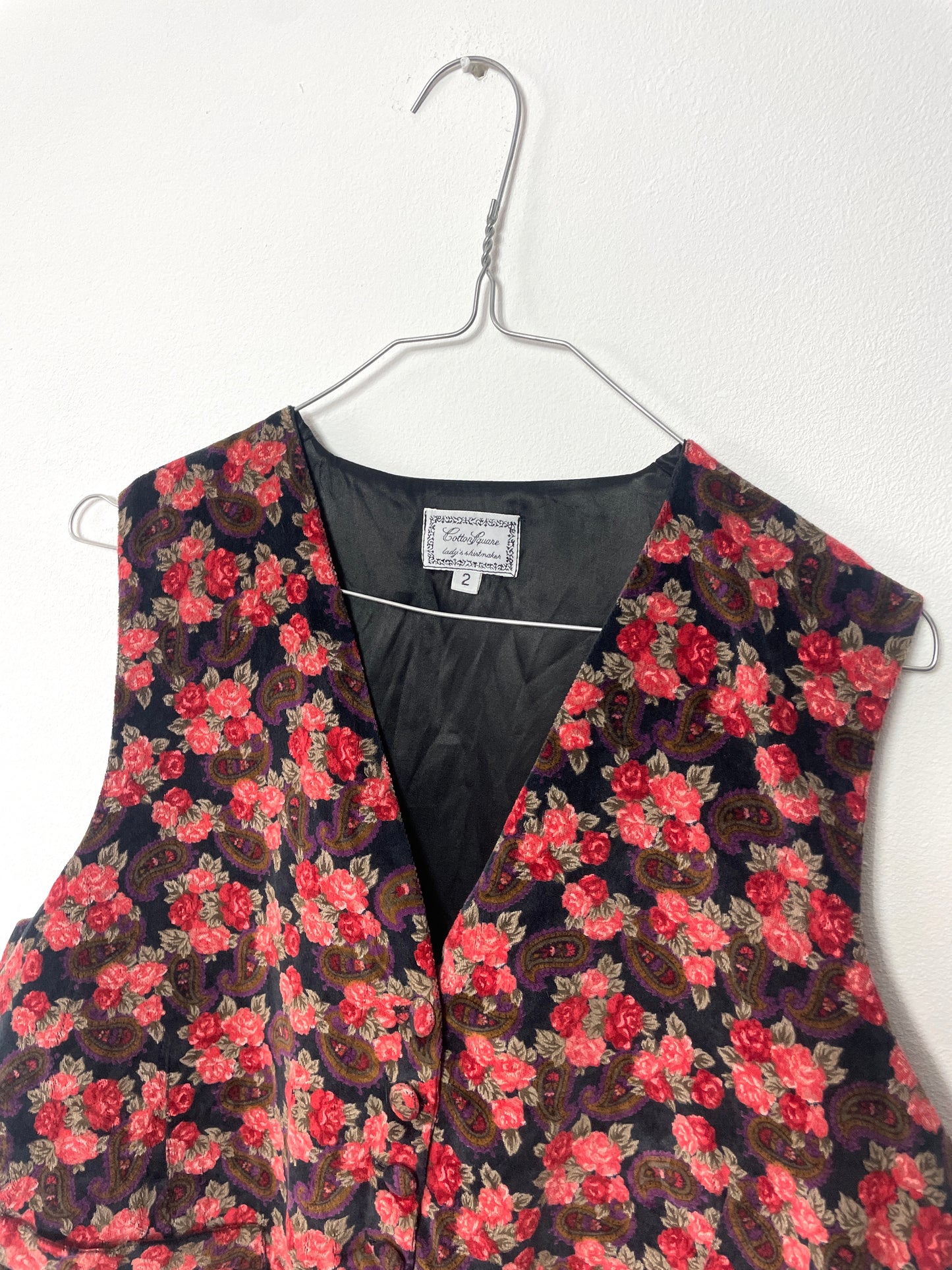 Gilet 90s en velours