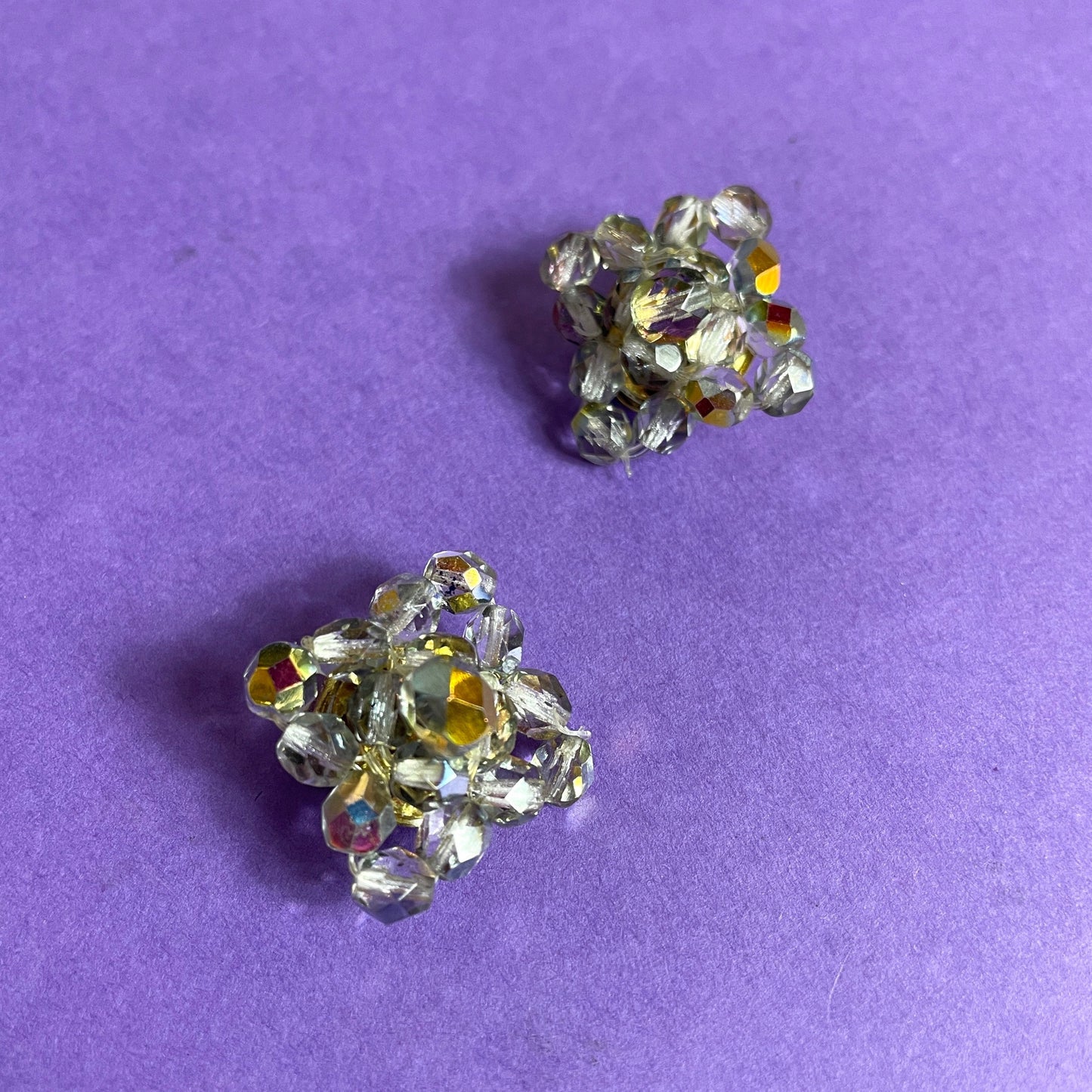Clips vintage perles