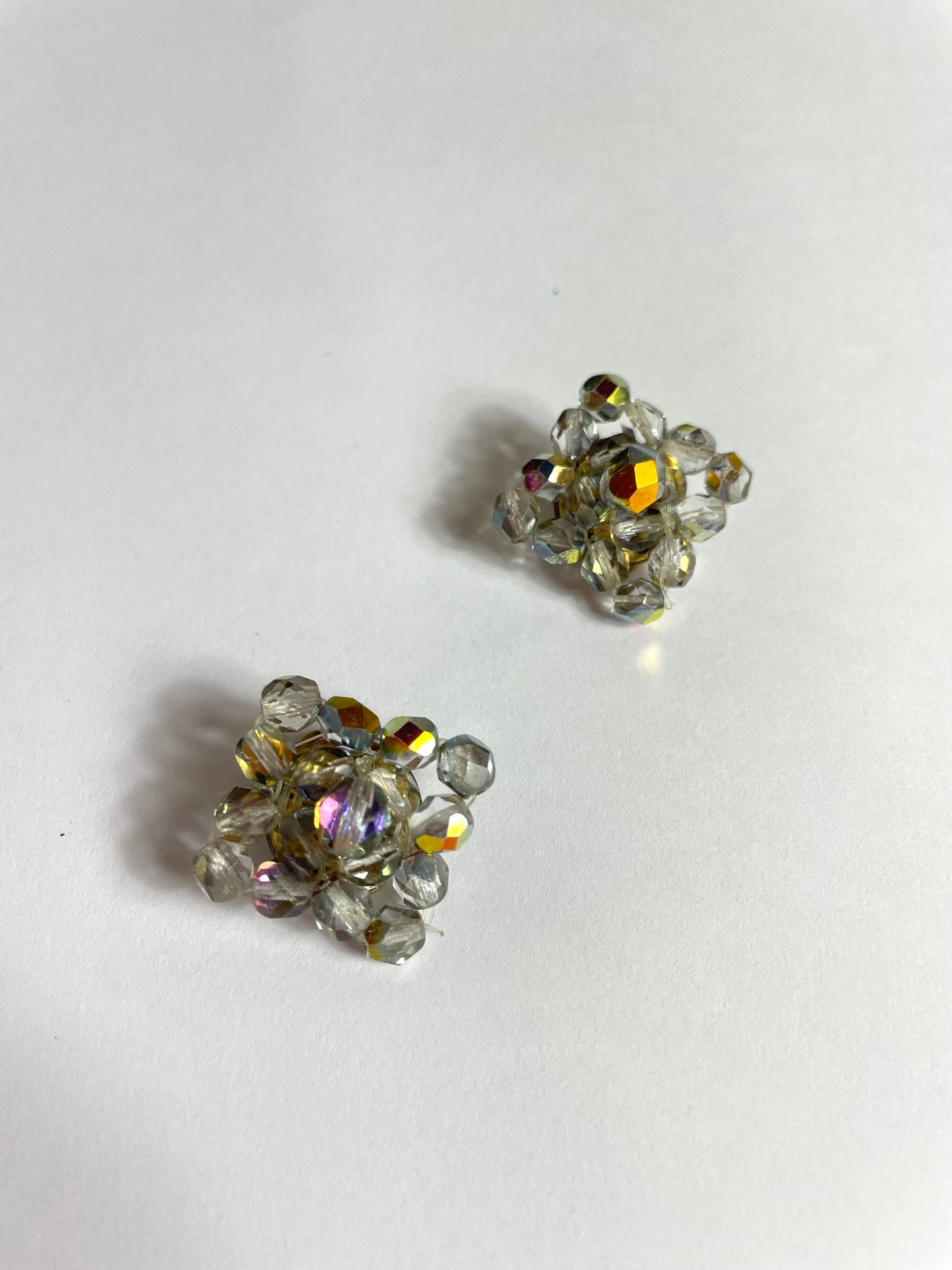 Clips vintage perles