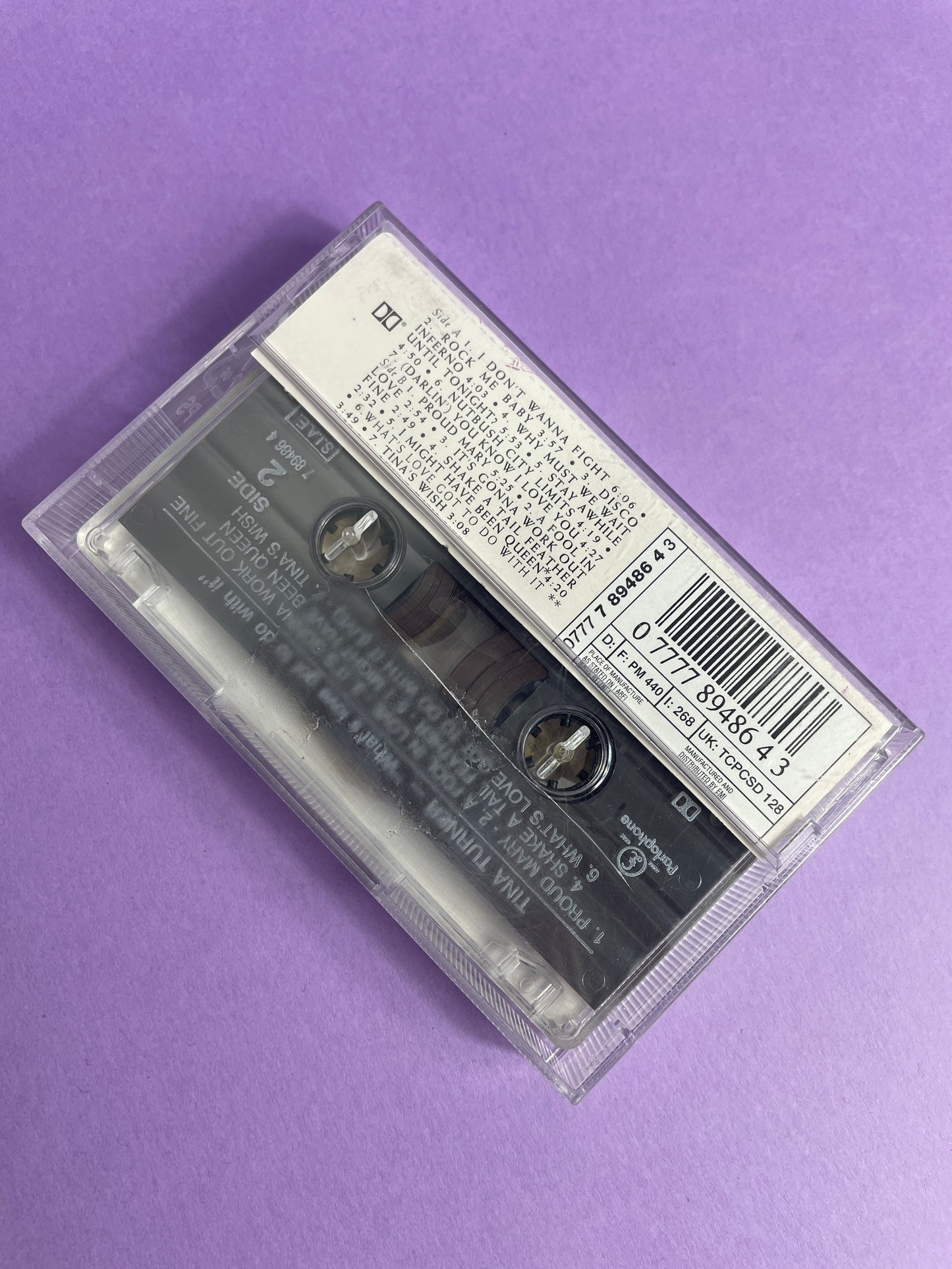 Cassette audio Tina Turner 1993