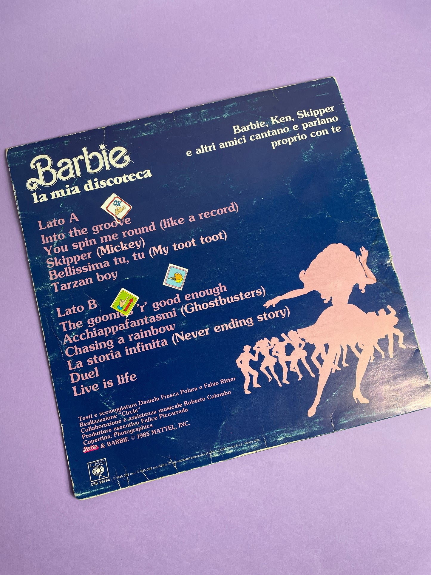 Vinyle Barbie 1985