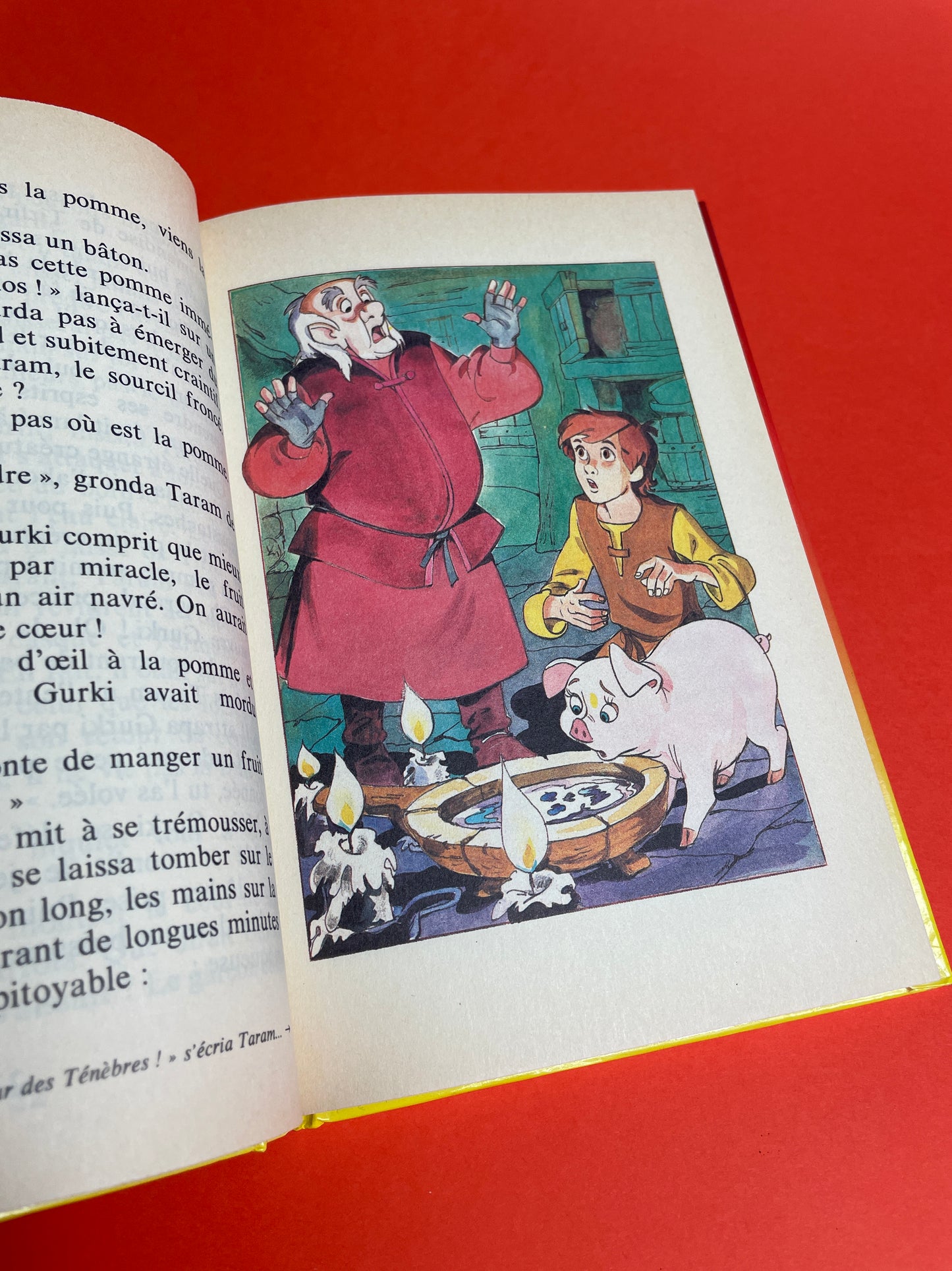 Livre Taram et le chaudron magique 1985