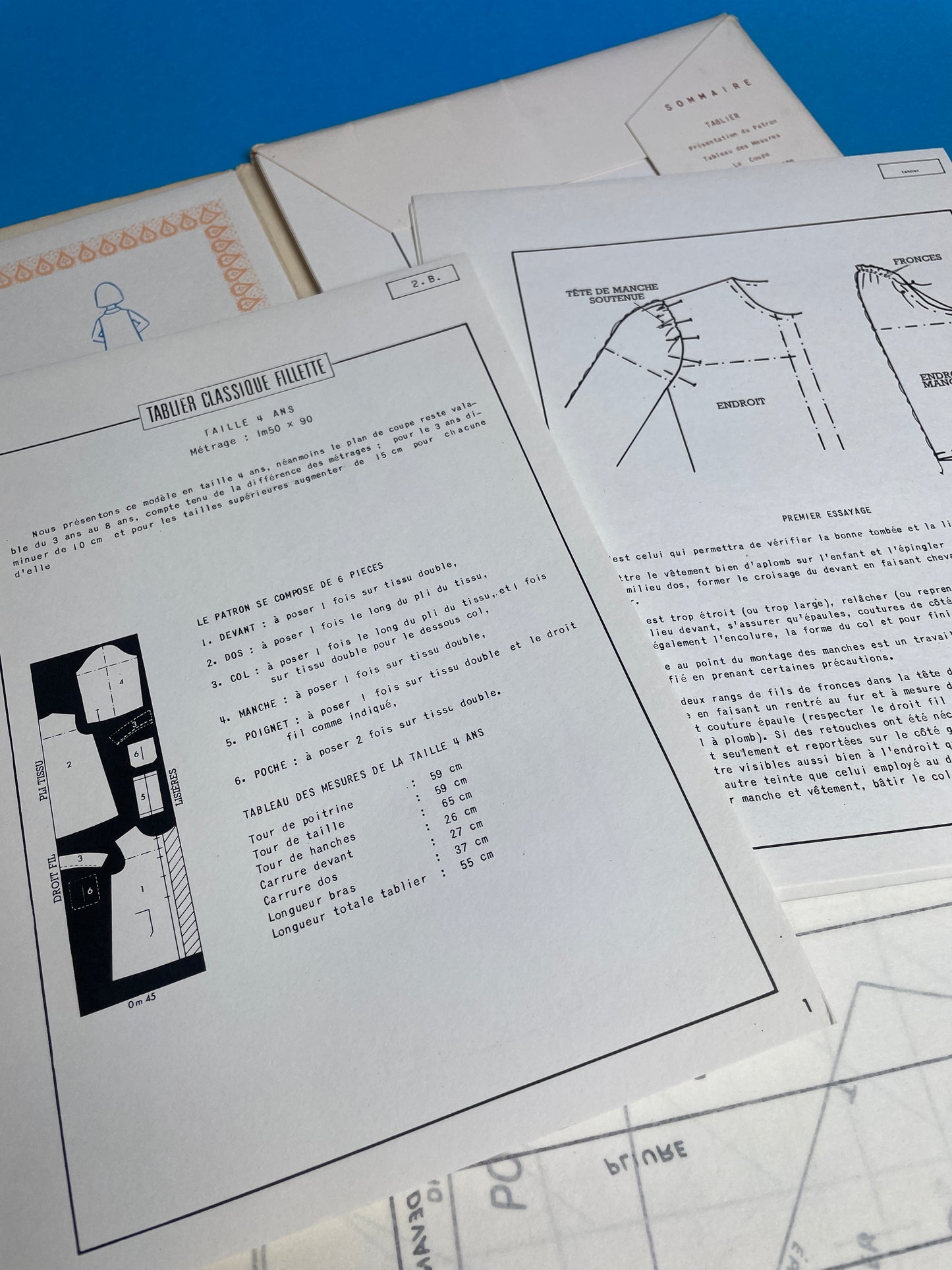 Patron vintage enfant