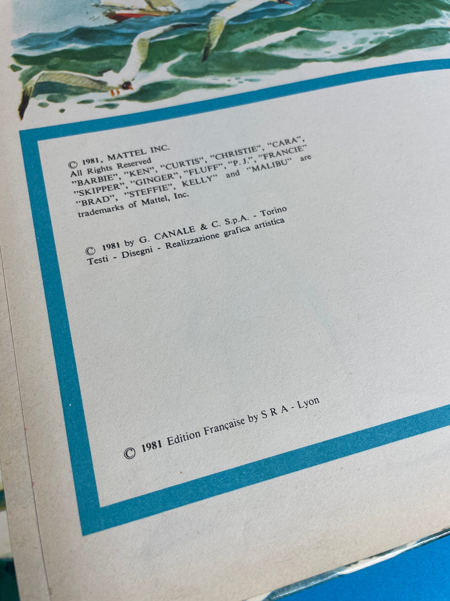 Album Les Joyeuses vacances de Barbie 1981