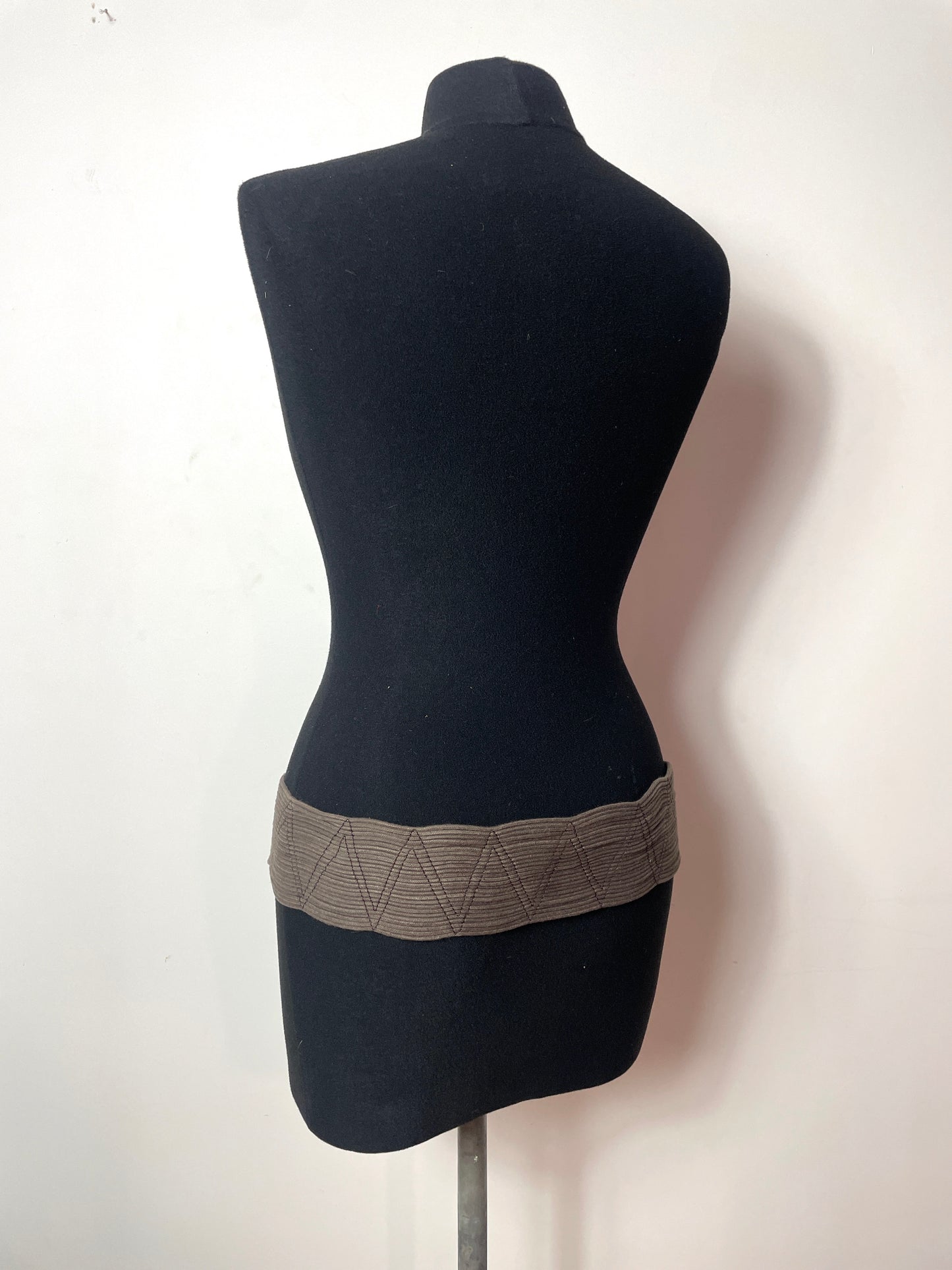 Ceinture en corde kaki