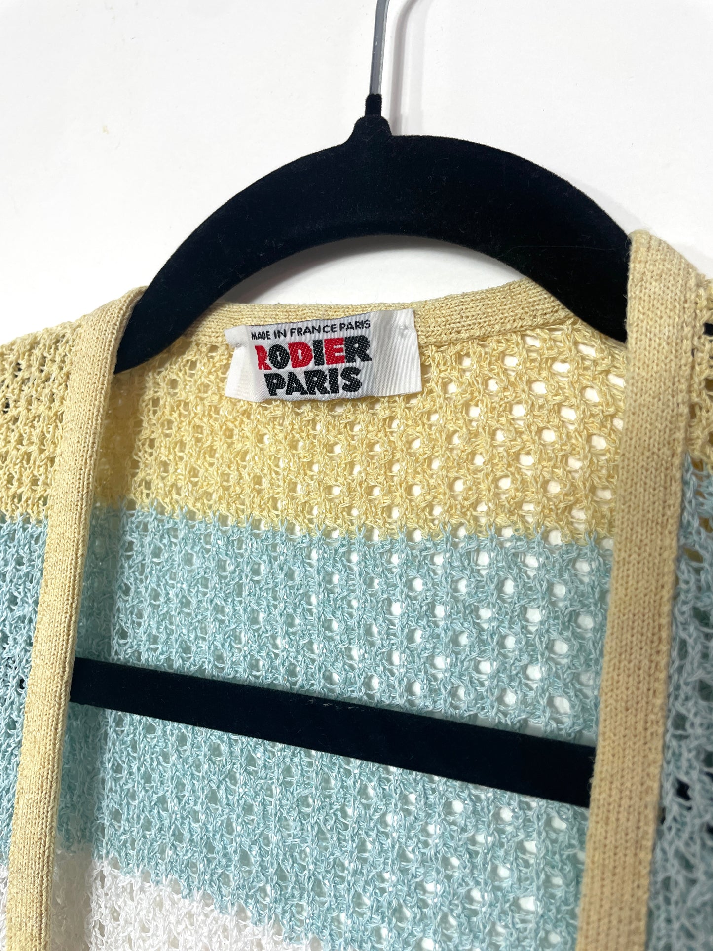 Gilet vintage en crochet