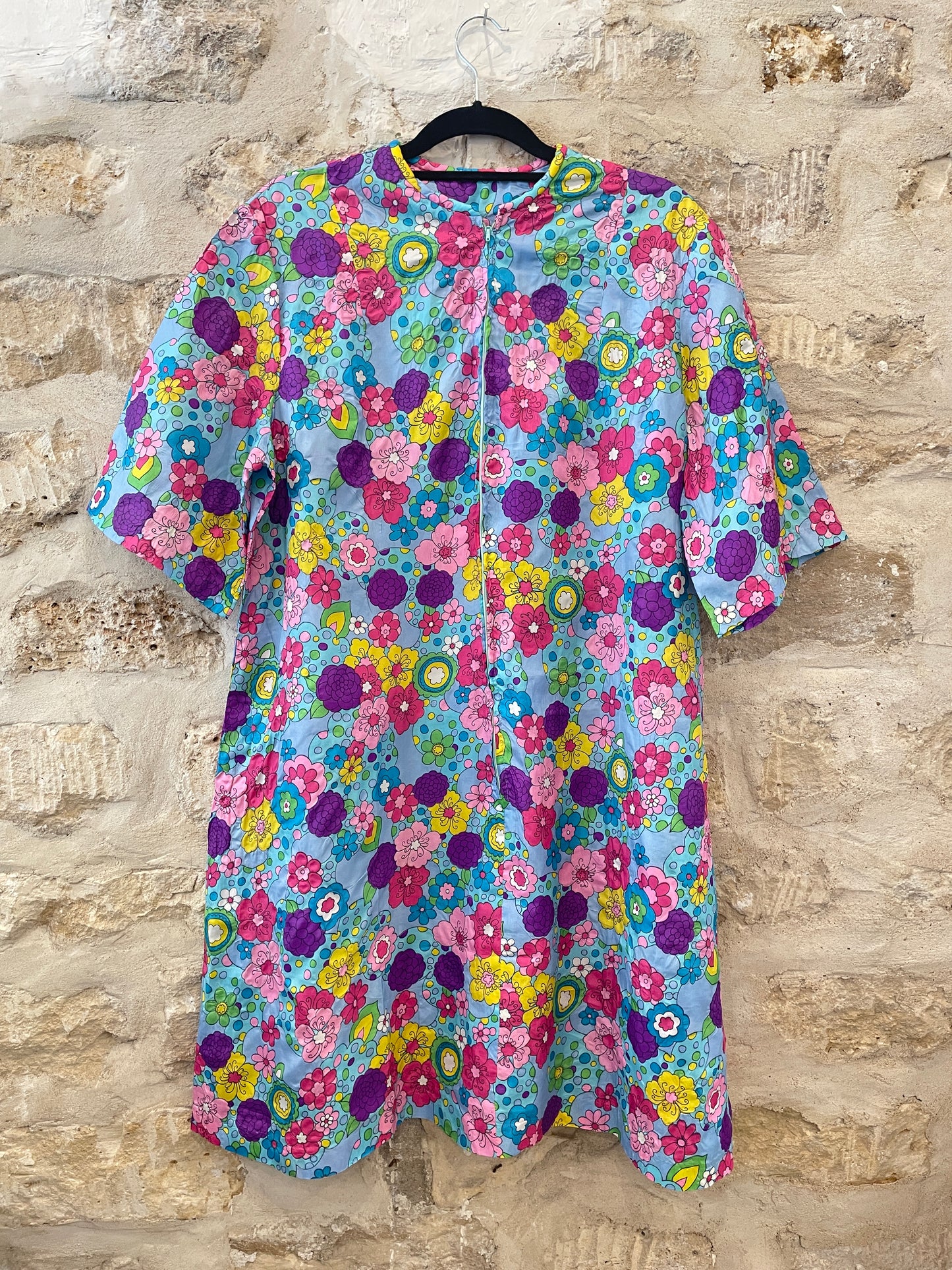 Robe 70's à fleurs
