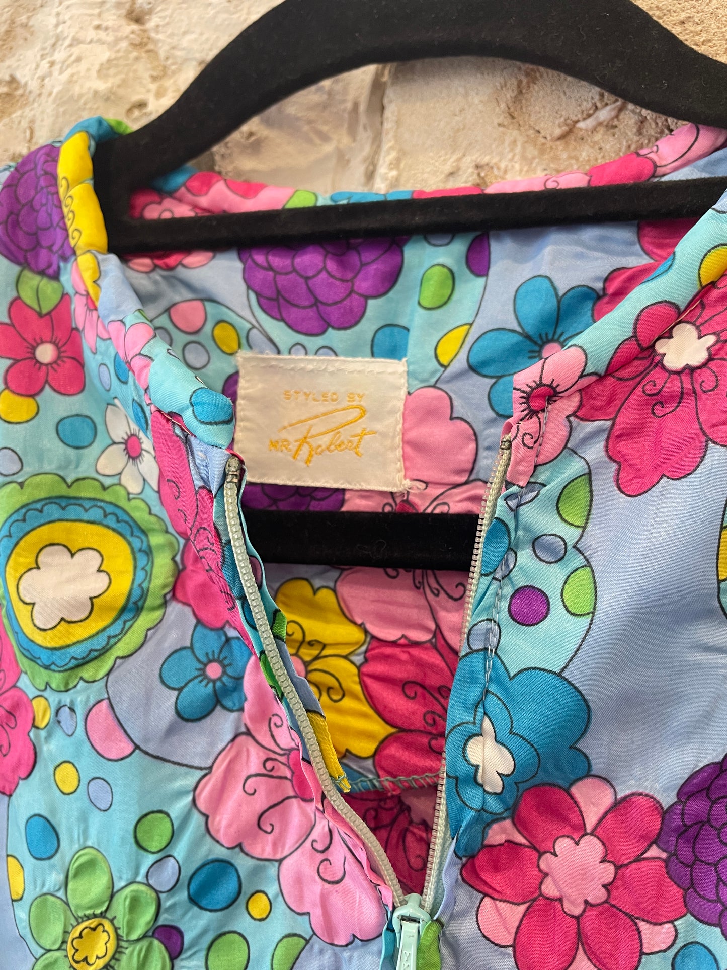 Robe 70's à fleurs