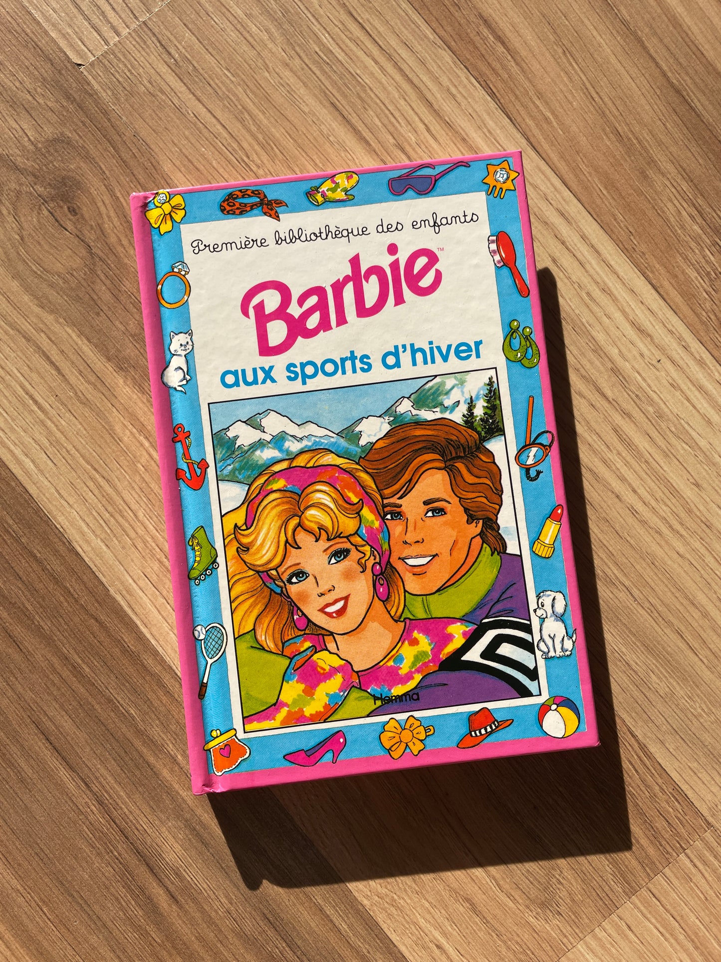 Livre Barbie aux sports d'hiver 1993