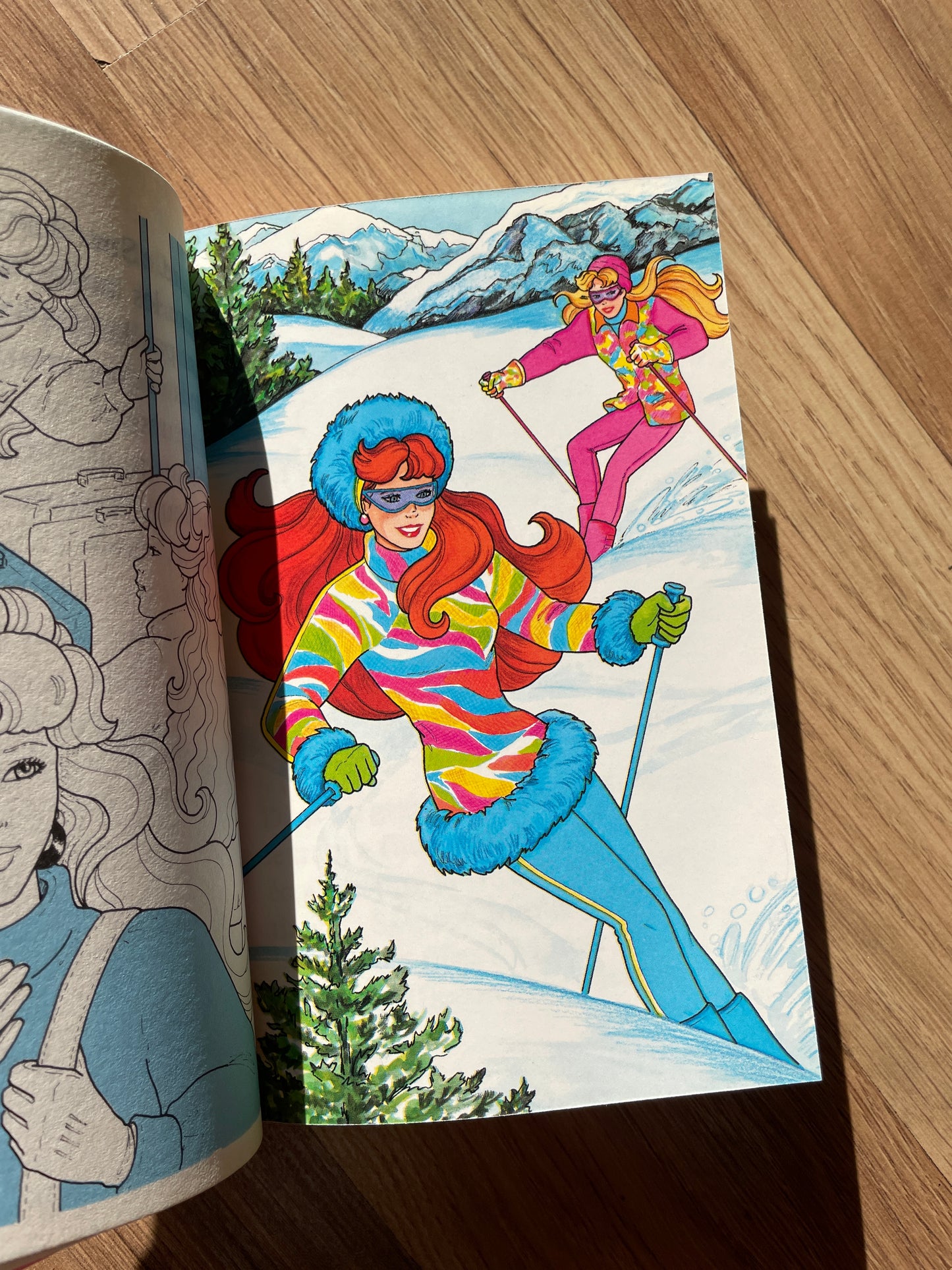 Livre Barbie aux sports d'hiver 1993