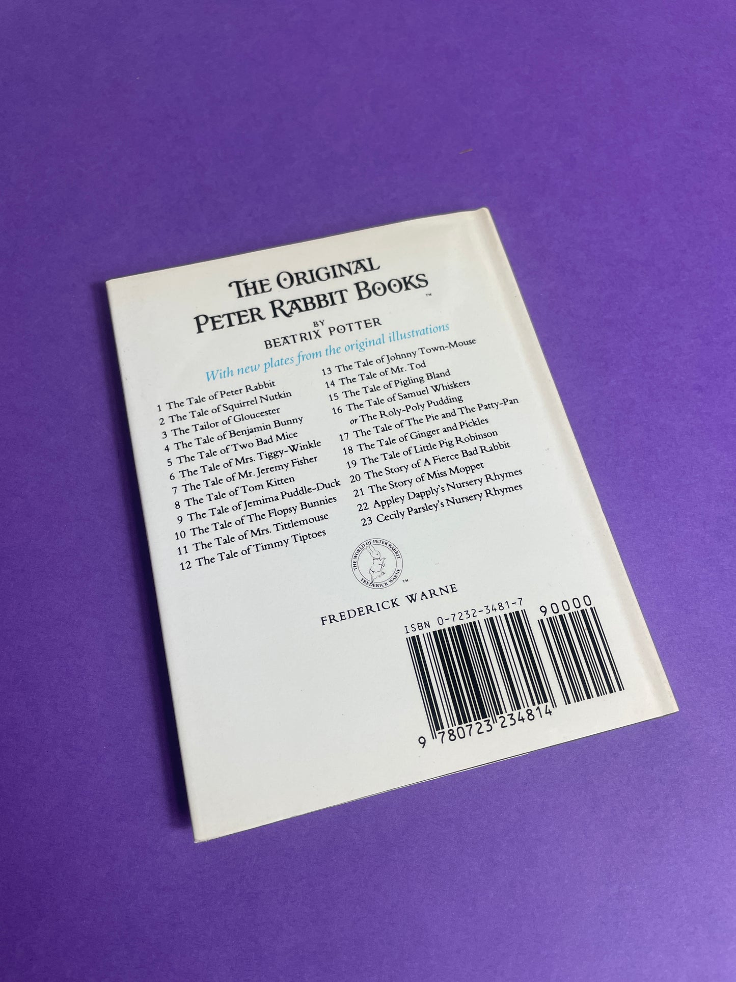 Beatrix Potter, Appley Dapply's nursery rhymes 80s