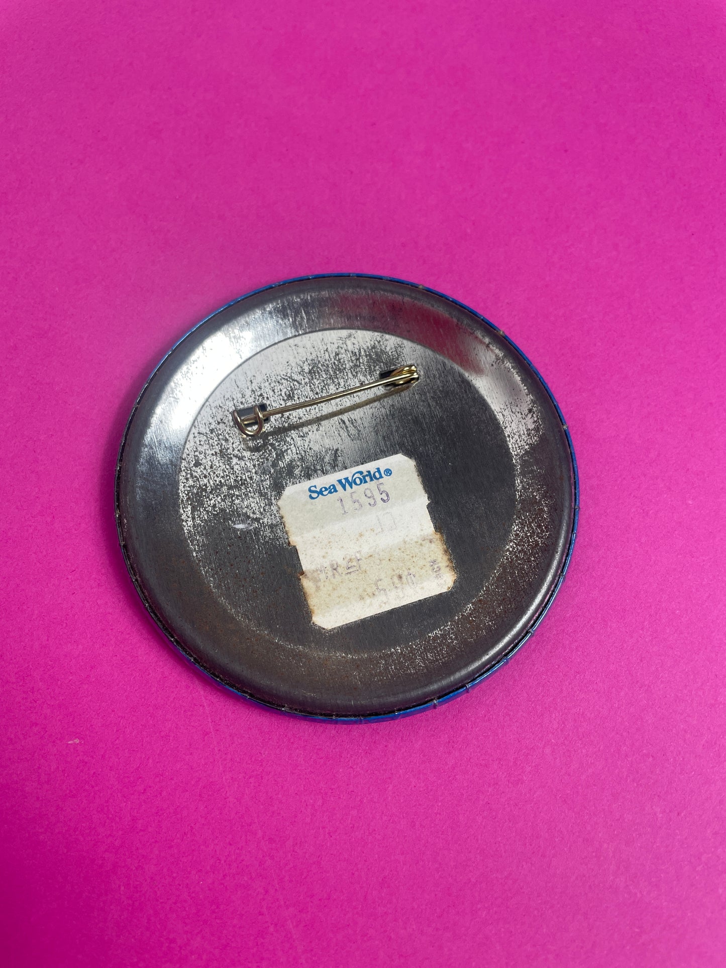 Badge vintage Sea World 1980