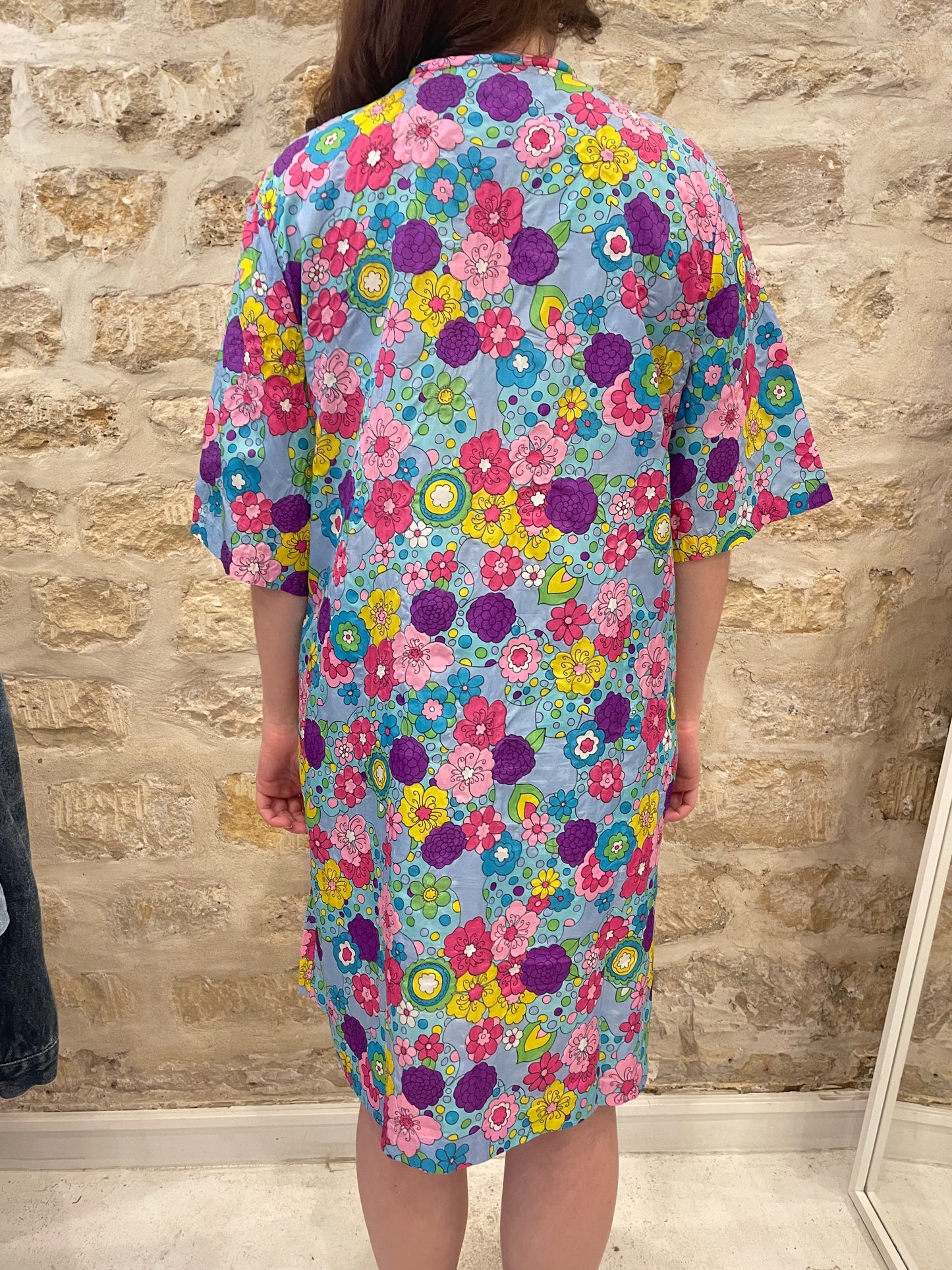 Robe 70's à fleurs