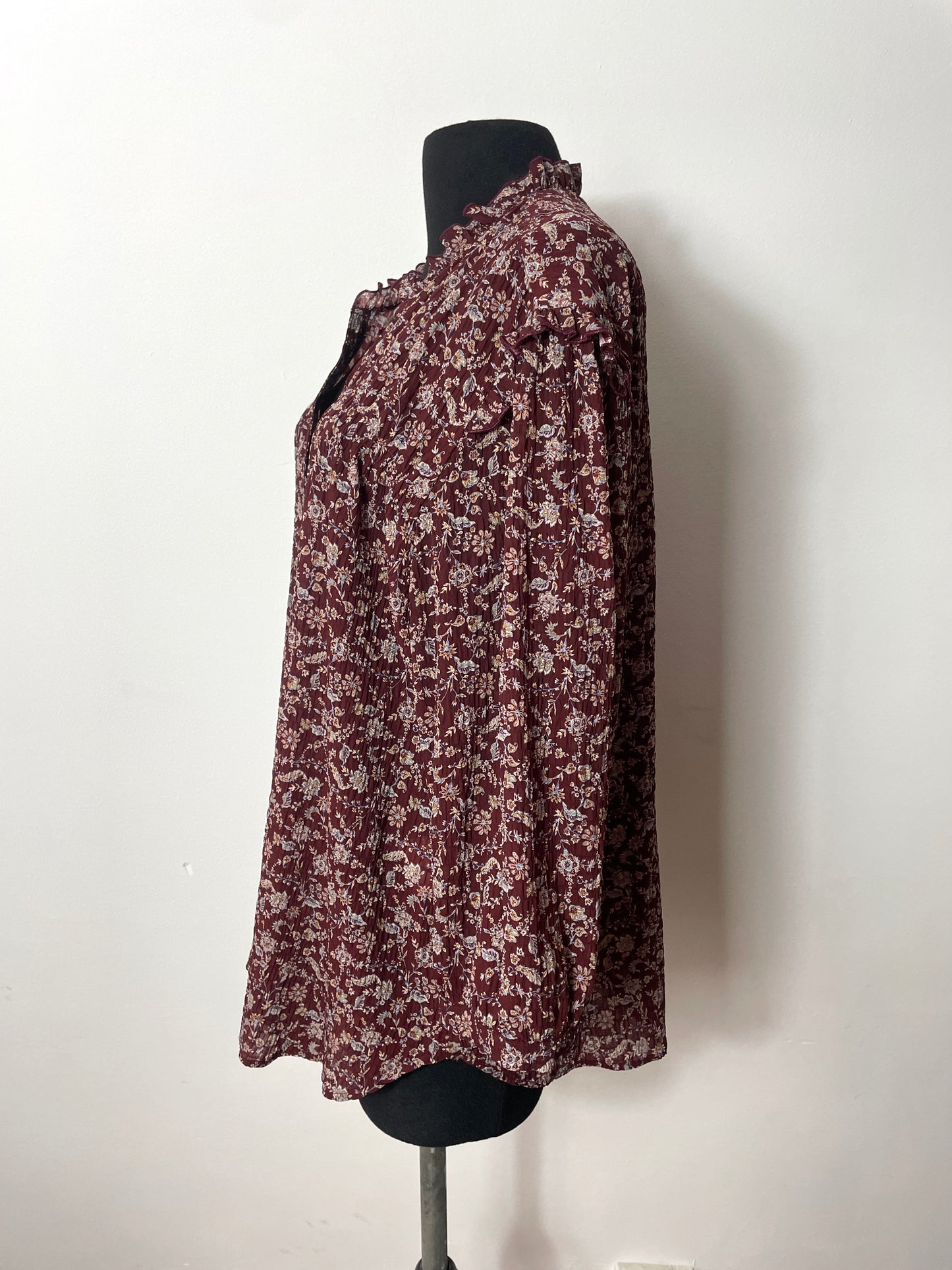 Blouse à fleurs T48